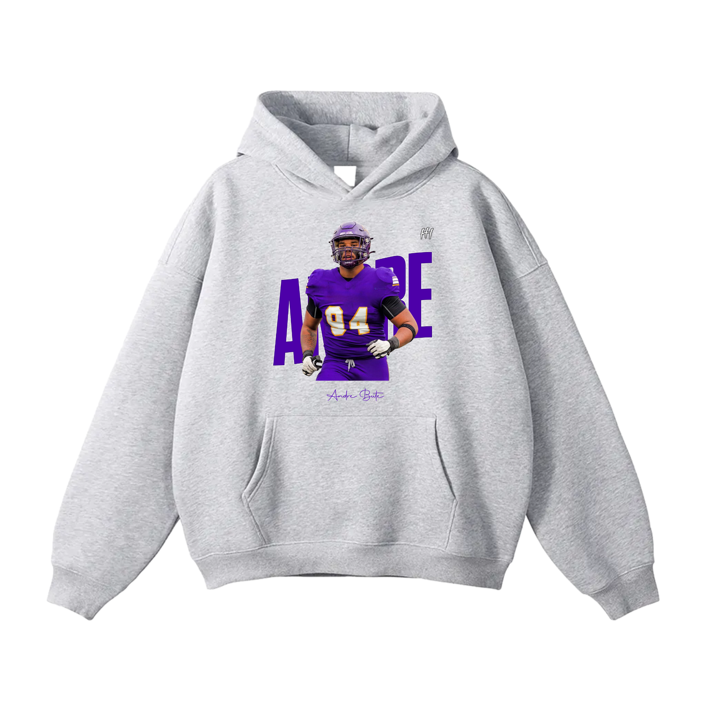 Andre Bute Oversize Fleeced Hoodie