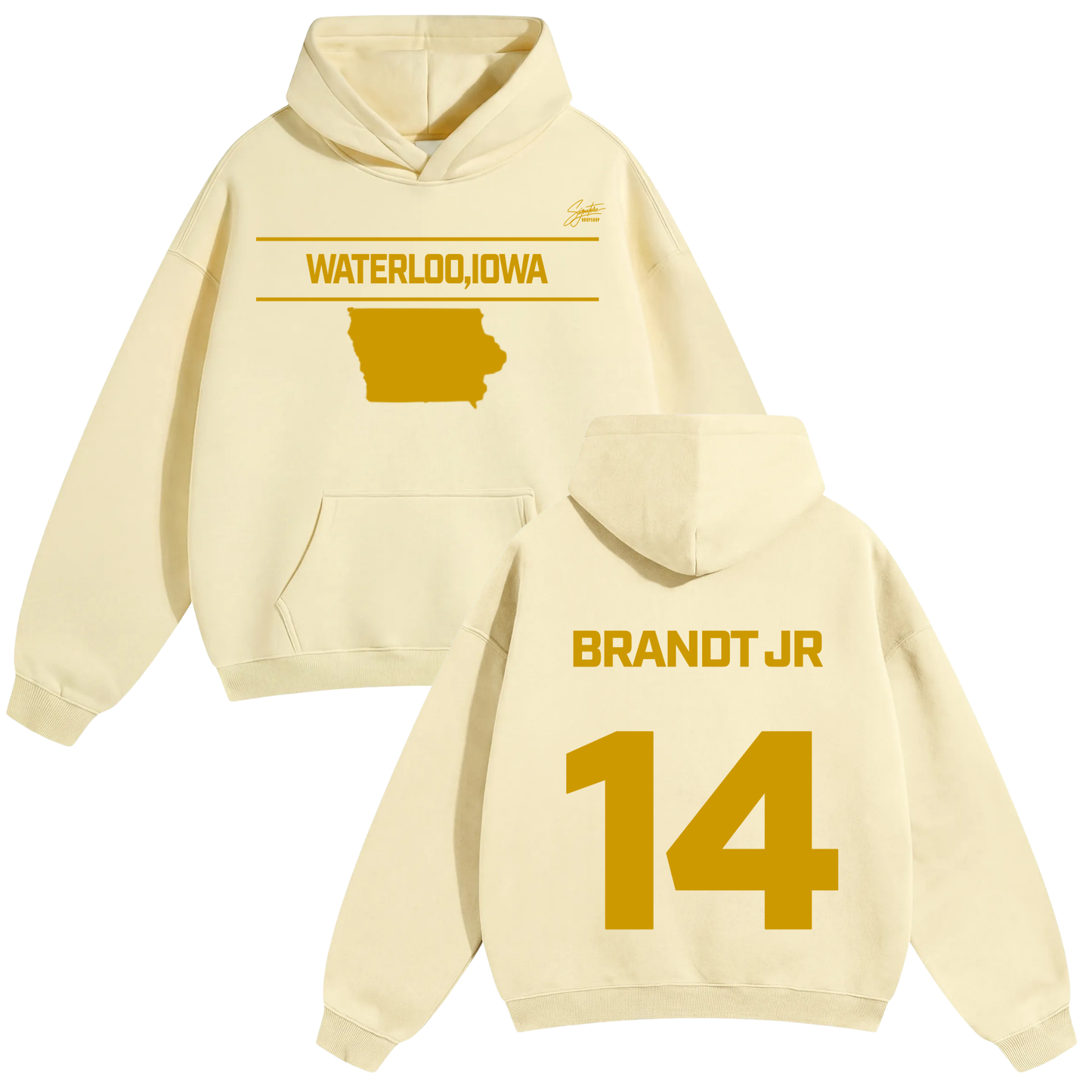Javaris Brandt Jr Oversize Fleeced Hoodie