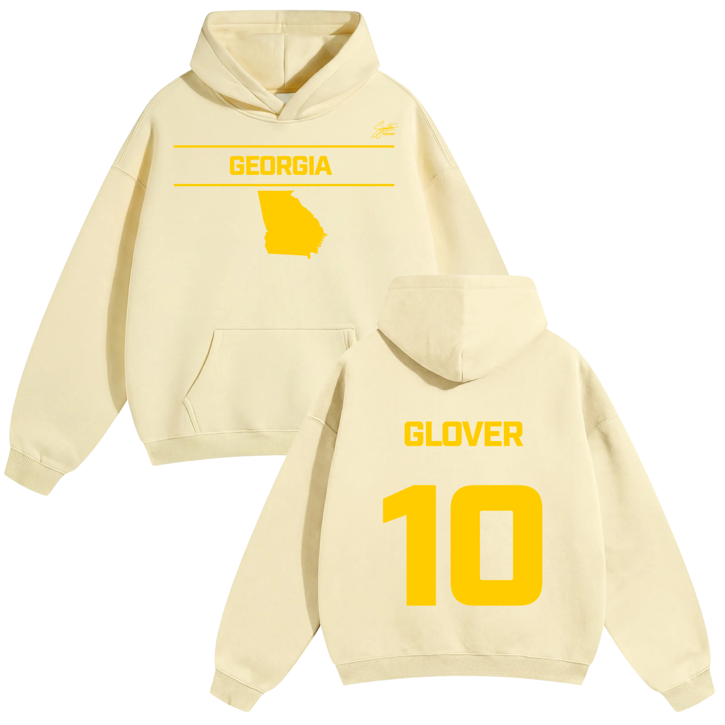 Tevon Glover Oversize Fleeced Hoodie