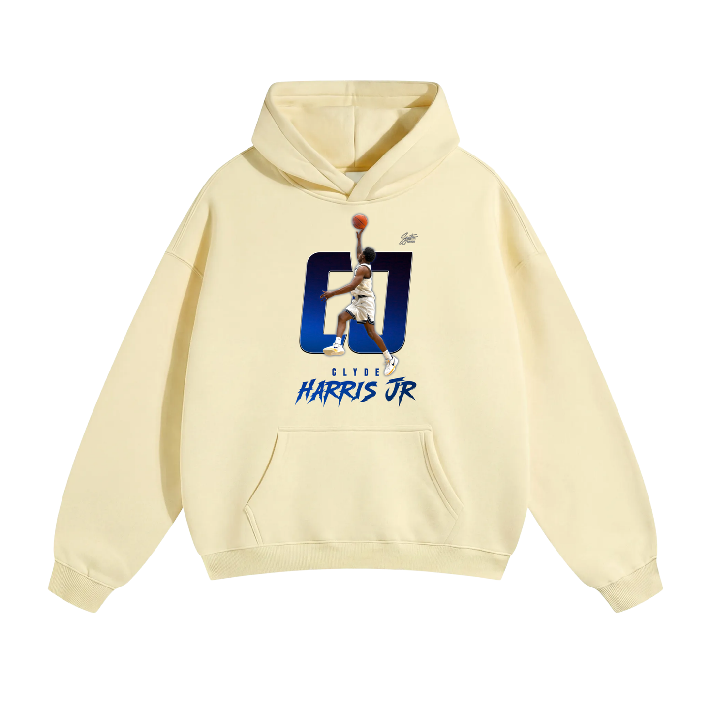 Clyde Harris Jr Oversize Fleeced Hoodie