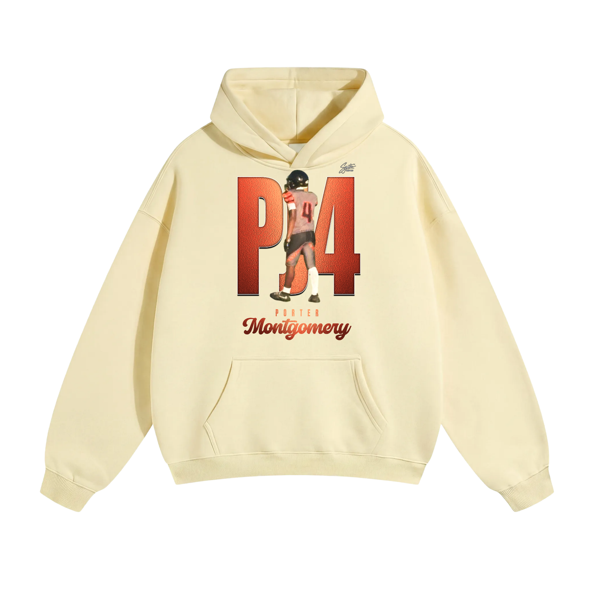 Porter Montgomery Oversize Fleeced Hoodie