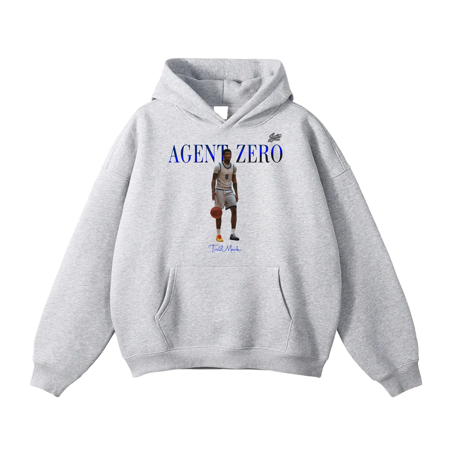 Trell Mark Oversize Fleeced Hoodie