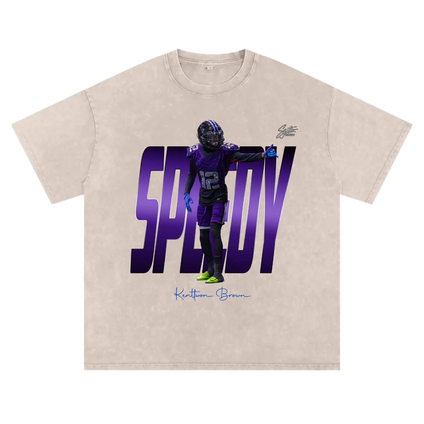 Kenttwon Brown Oversize T-shirt