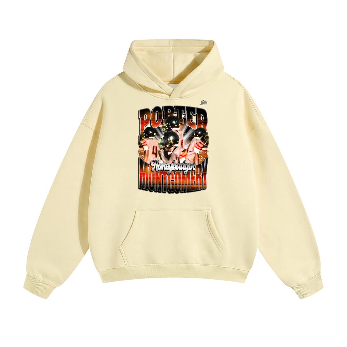 Porter Montgomery Oversize Fleeced Hoodie
