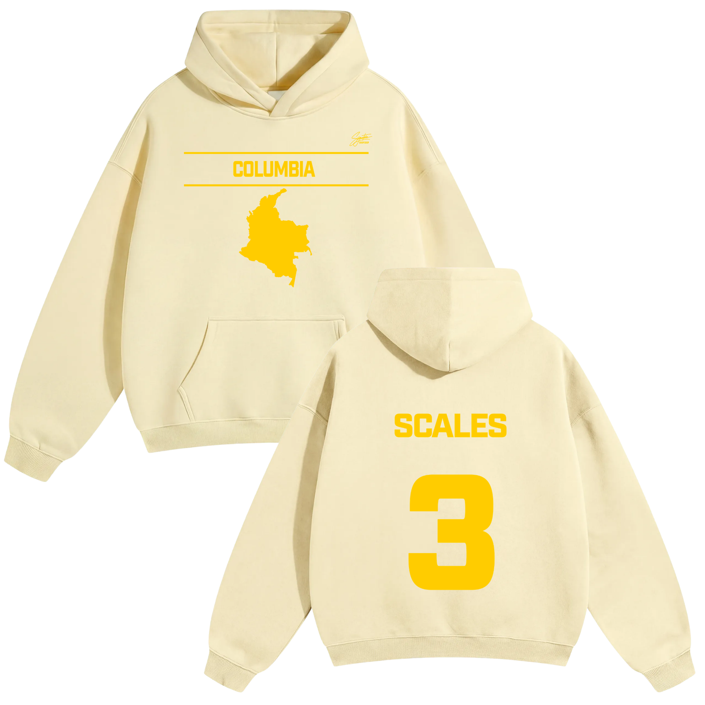 Deavion Scales Oversize Fleeced Hoodie