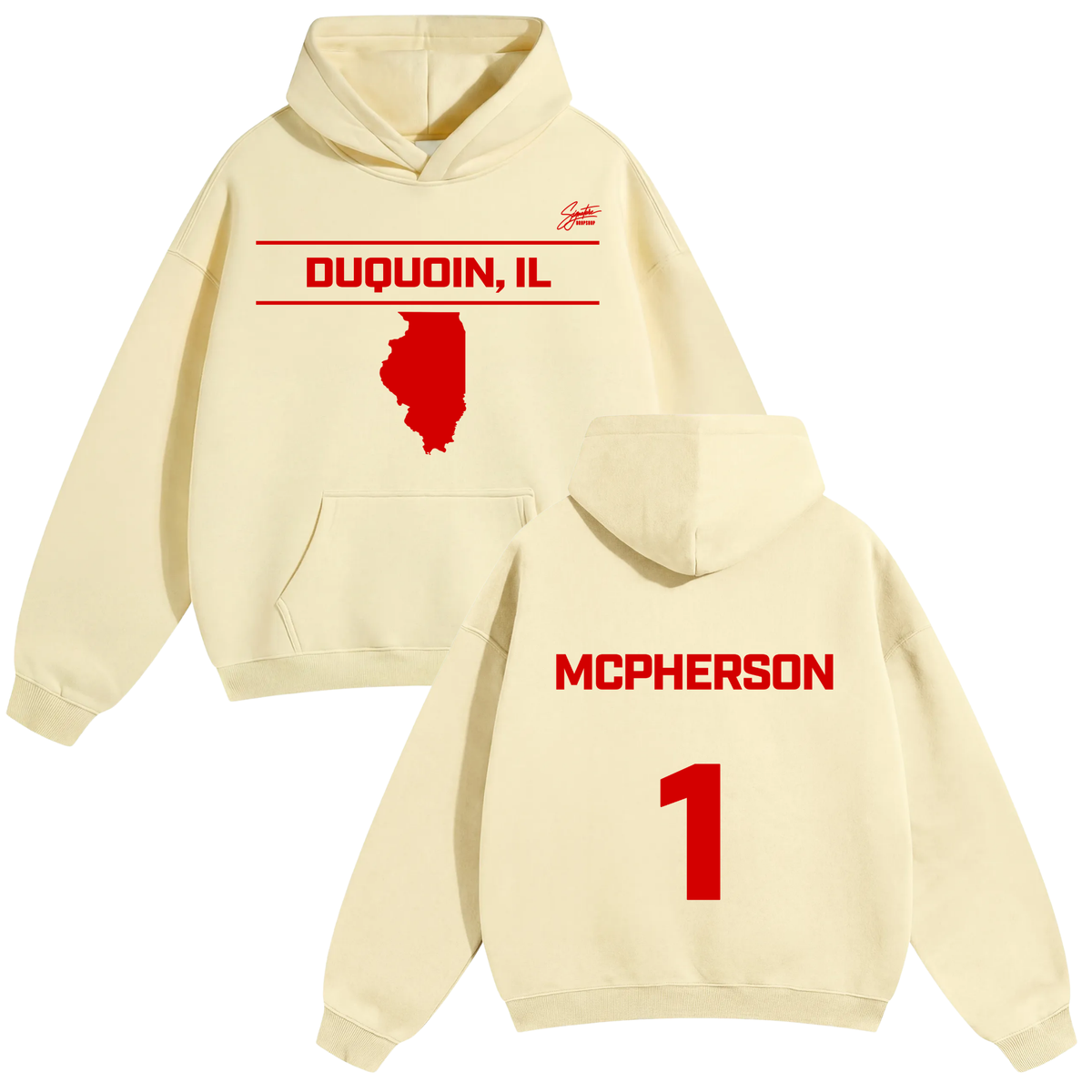 Carter McPherson Oversize Fleeced Hoodie