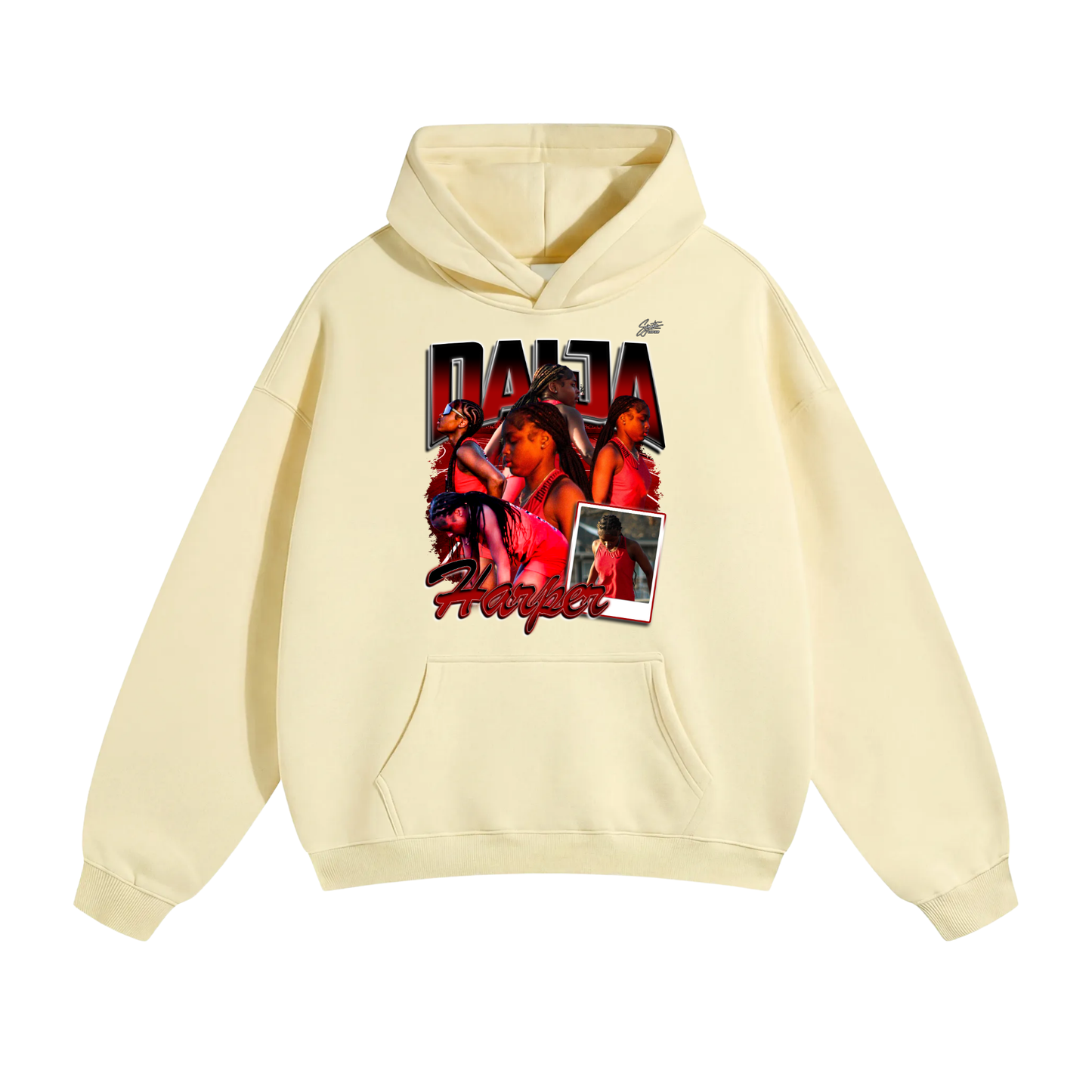 Daija Harper Oversize Fleeced Hoodie
