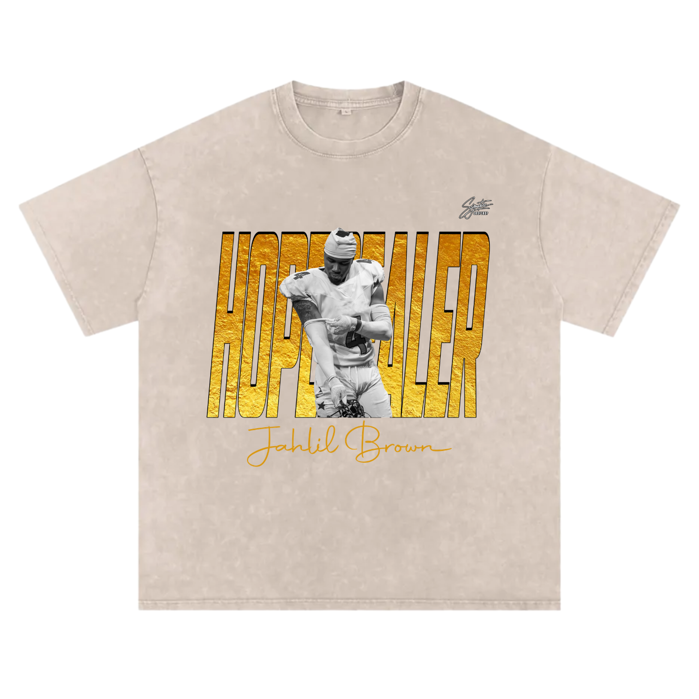Jahlil Brown Oversize T-shirt
