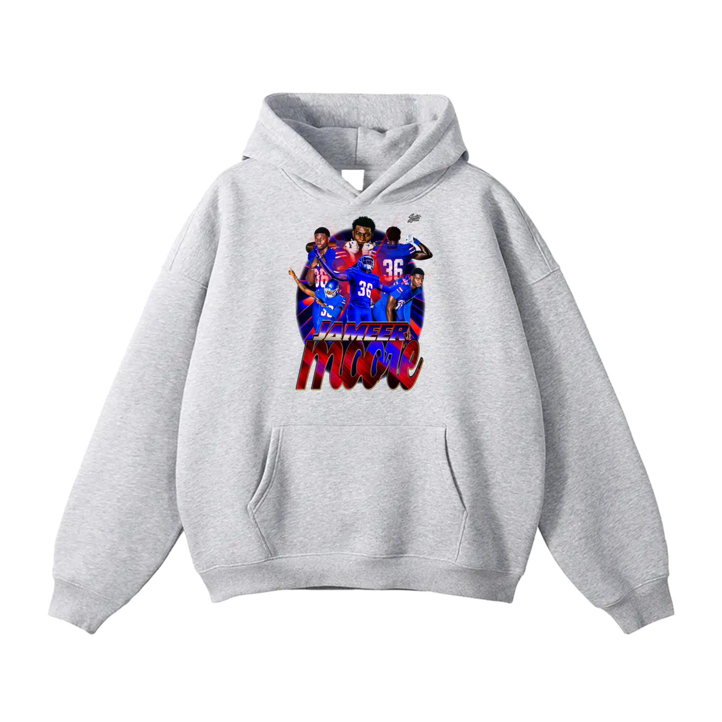 Jameer Moore Oversize Fleeced Hoodie