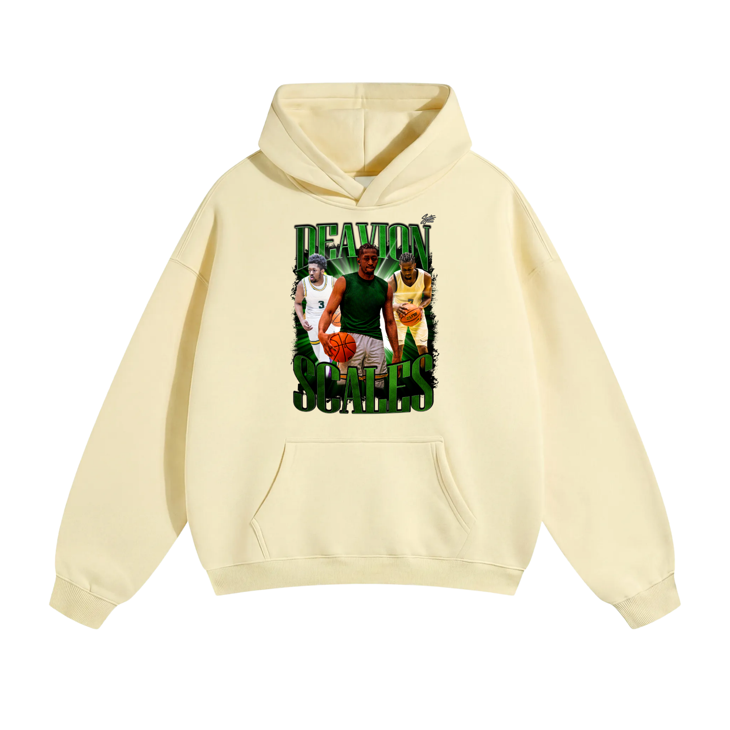 Deavion Scales Oversize Fleeced Hoodie