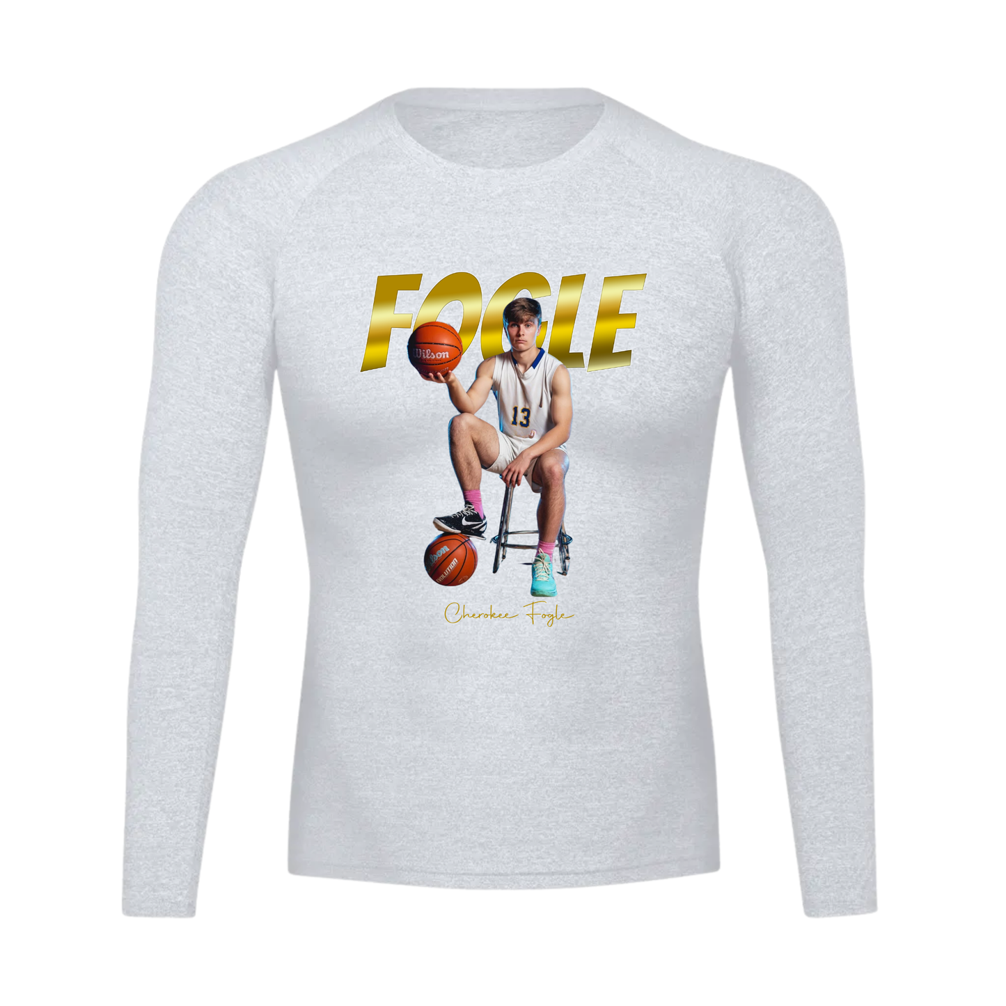 Cherokee Fogle Performance Long Sleeve Tee