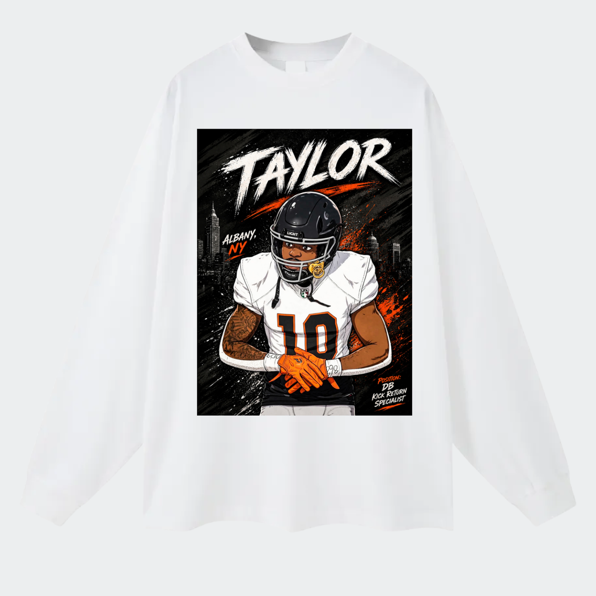 Taurian Taylor Long Sleeve Tee
