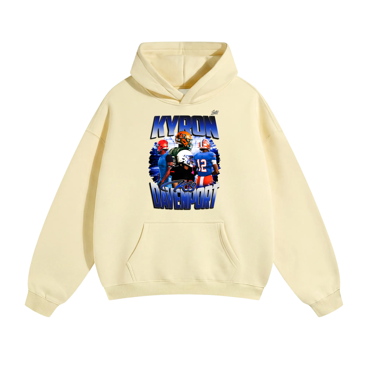 Kyron Davenport Oversize Fleeced Hoodie