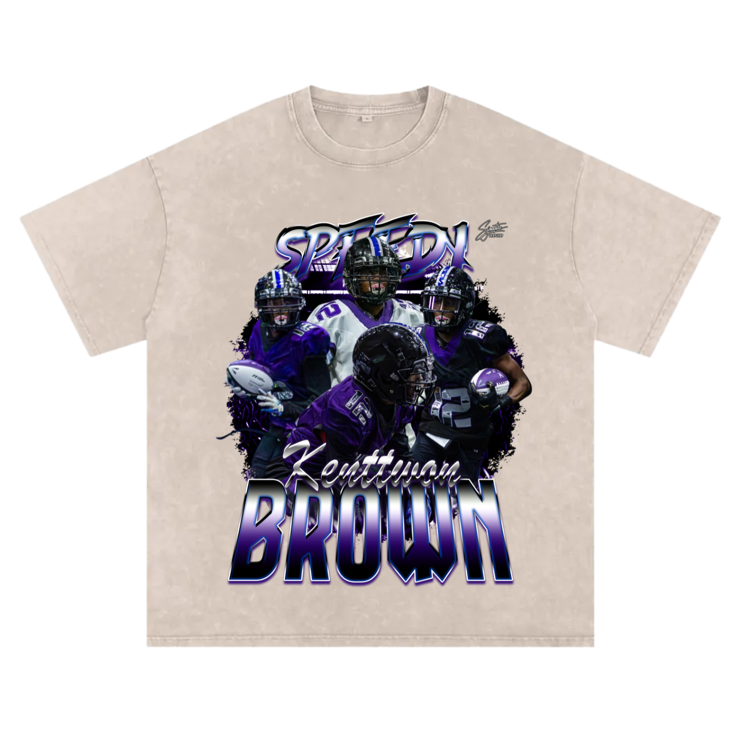 Kenttwon Brown Oversize T-shirt
