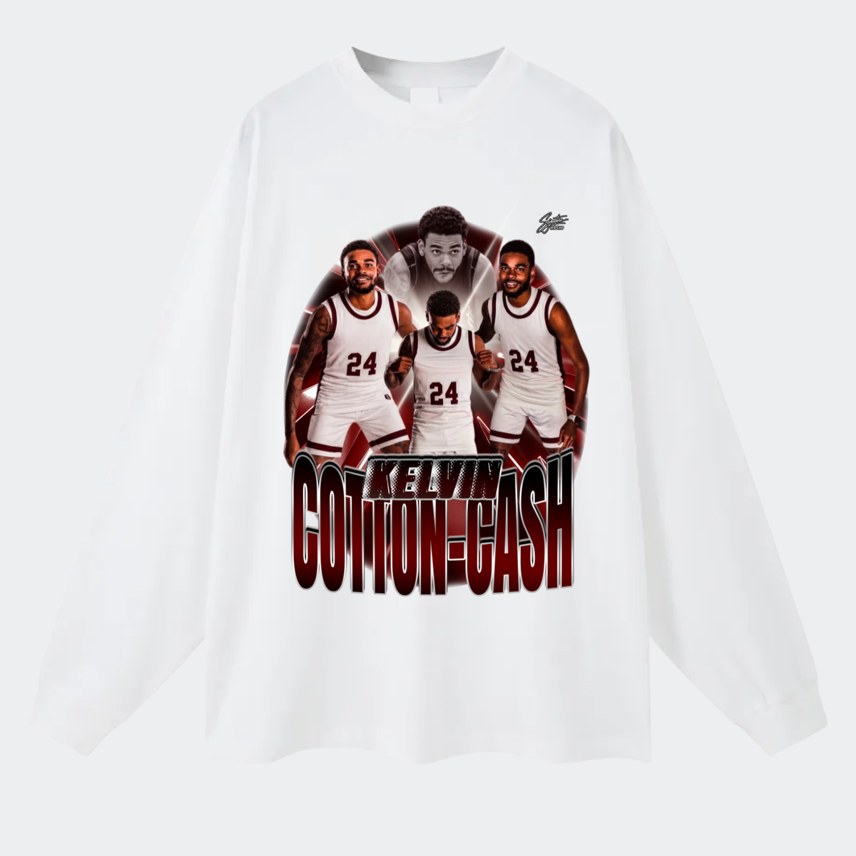 Kelvin Cotton-Cash Long Sleeve Tee