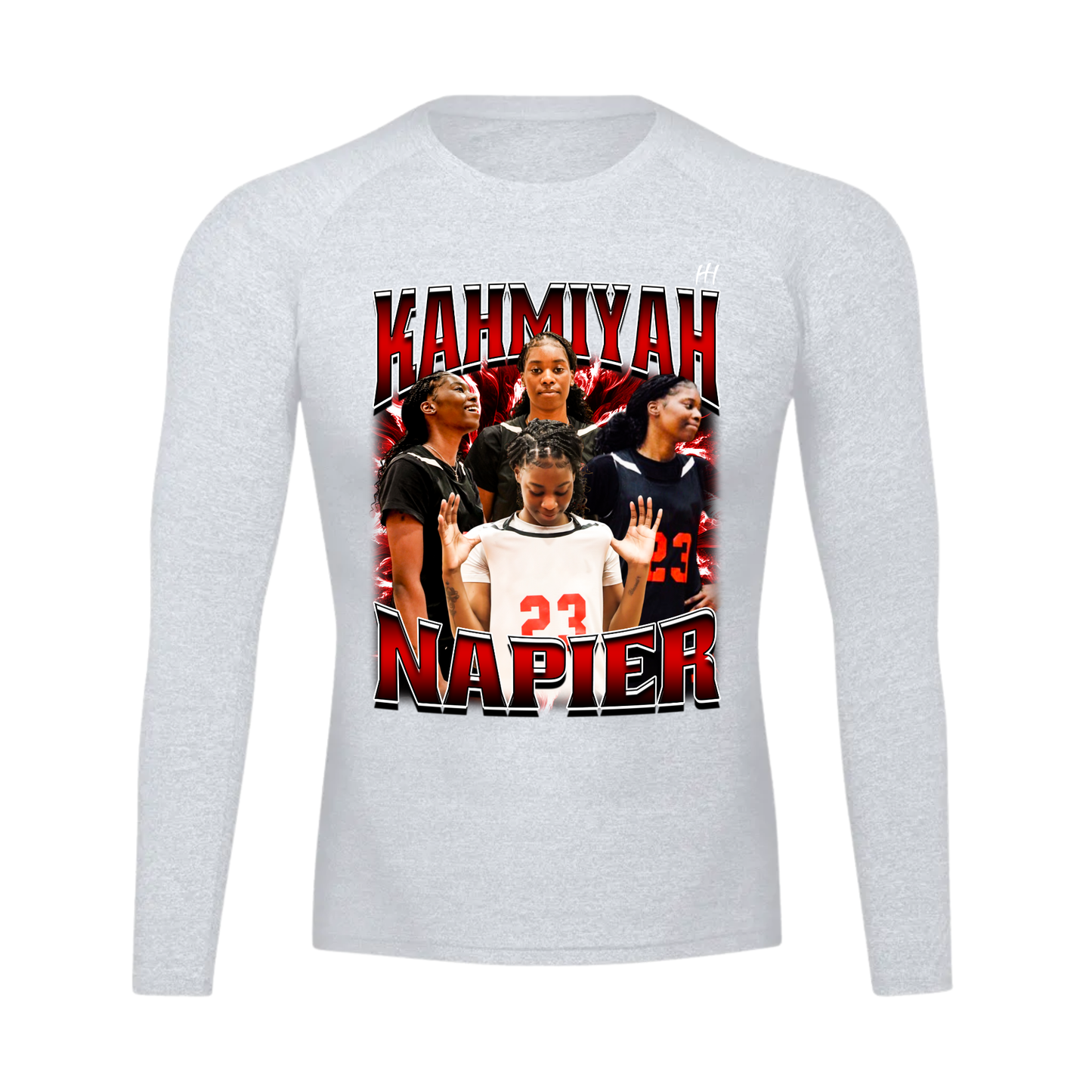 Kahmiyah Napier Premium Performance Long Sleeve Tee
