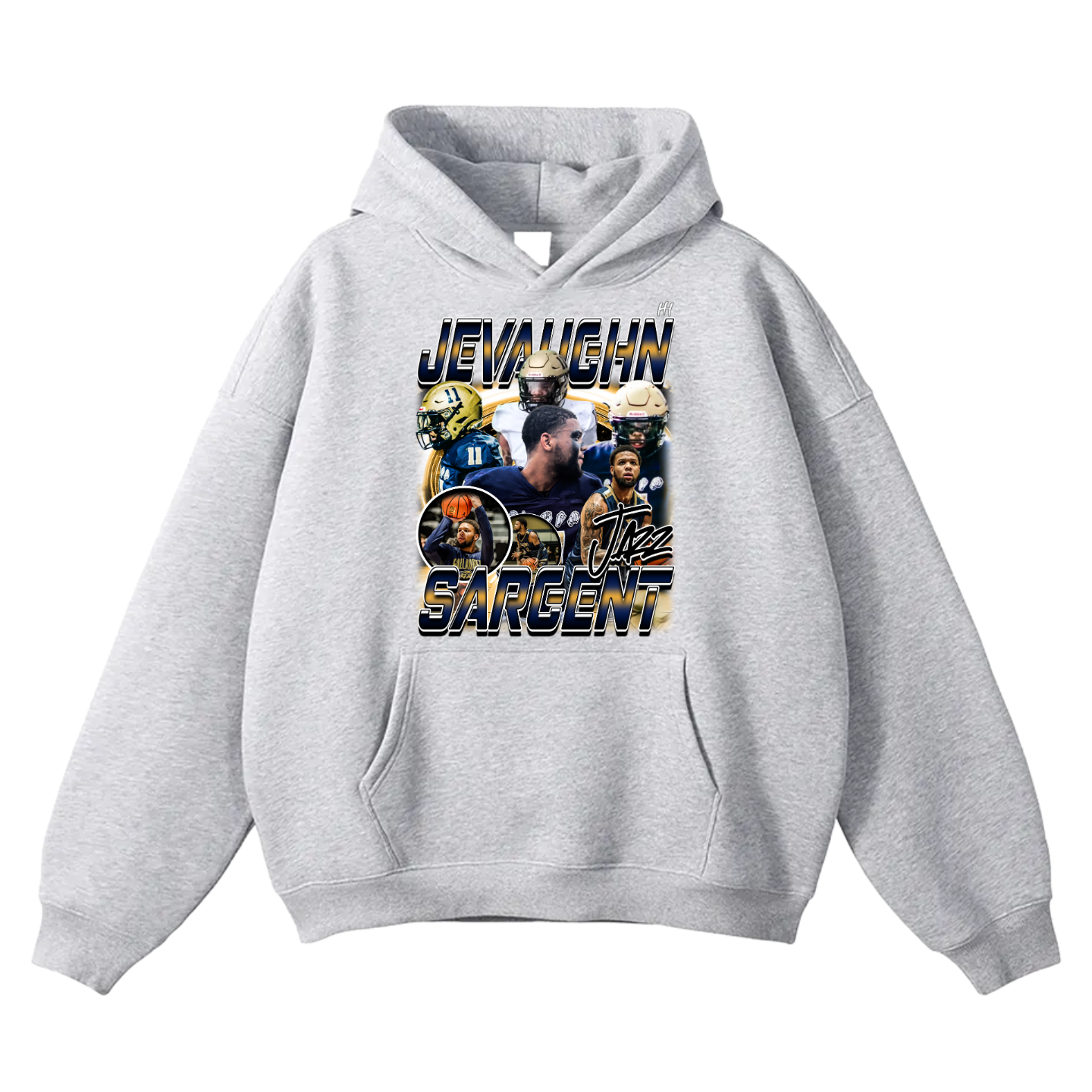 JeVaughn Sargent Oversize Fleeced Hoodie