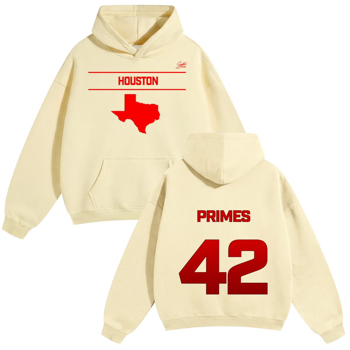 Ddarrin primes Oversize Fleeced Hoodie