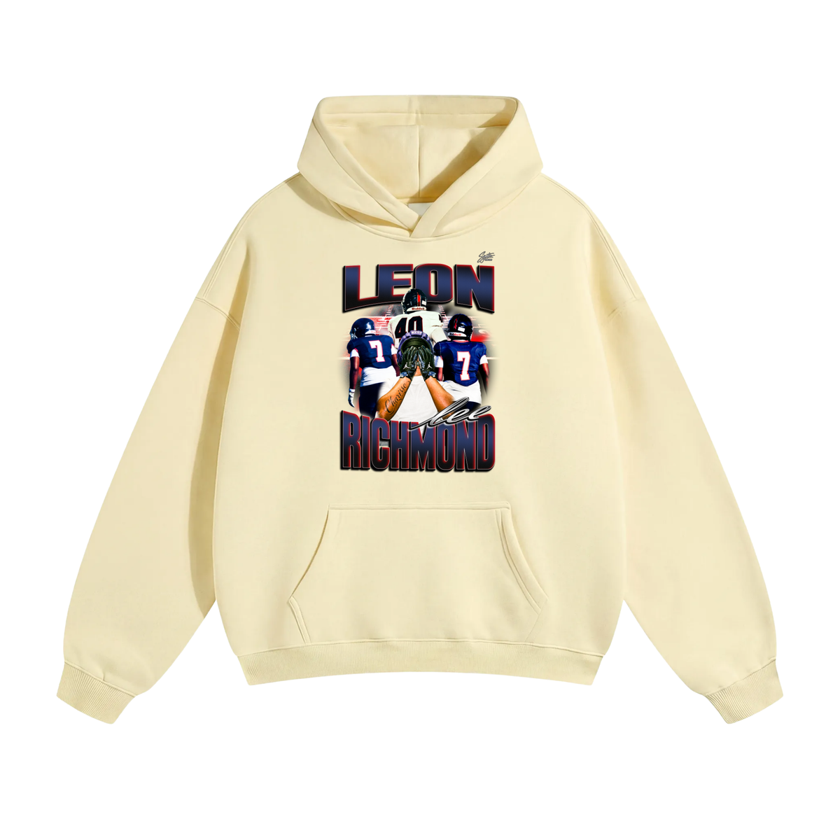Leon Richmond Oversize Fleeced Hoodie