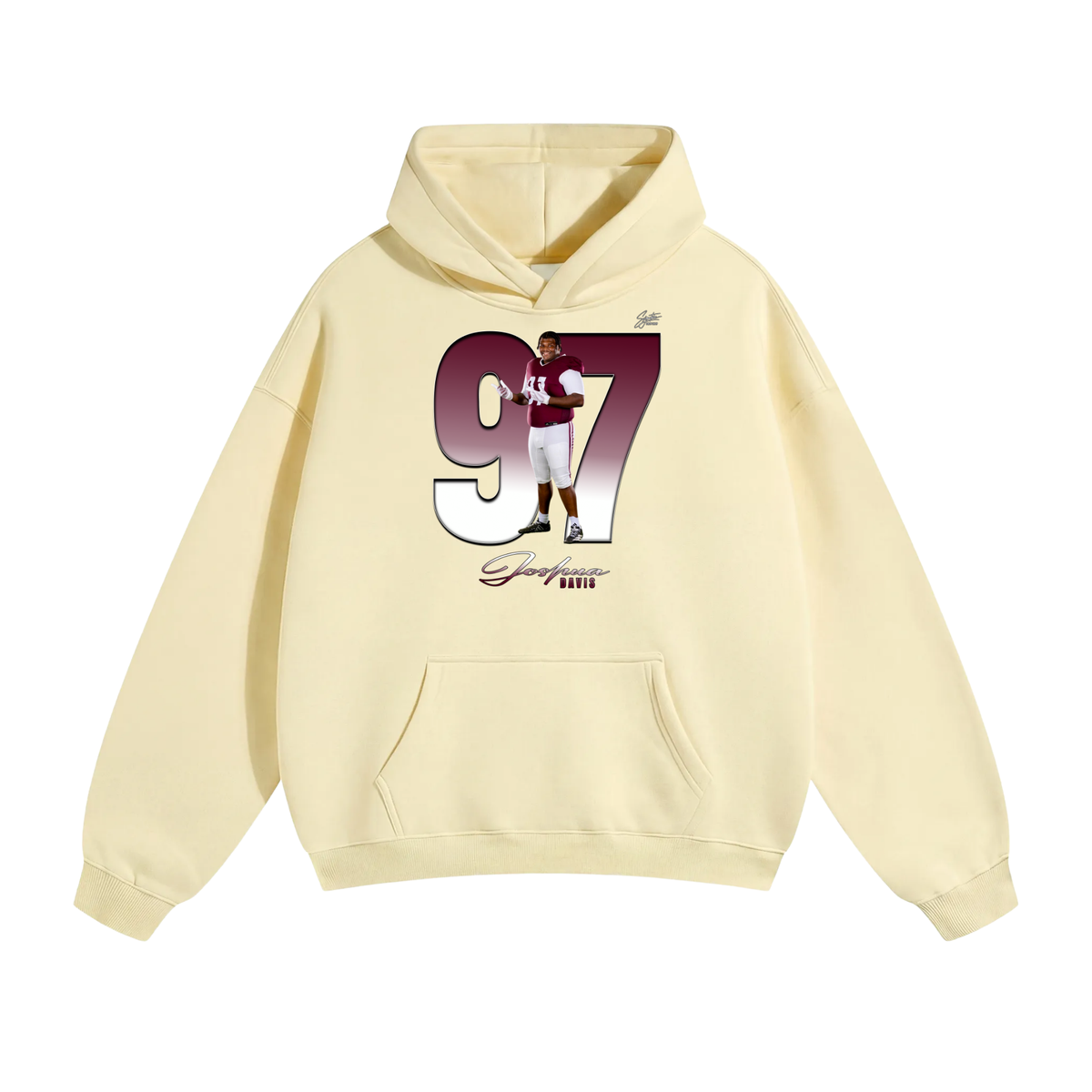 Joshua Davis Oversize Fleeced Hoodie