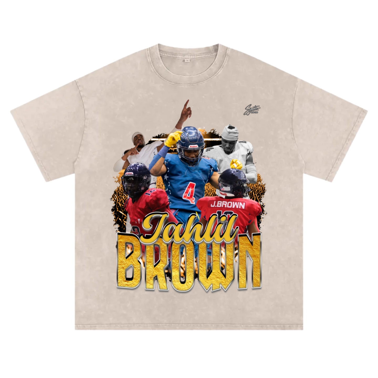 Jahlil Brown Oversize T-shirt