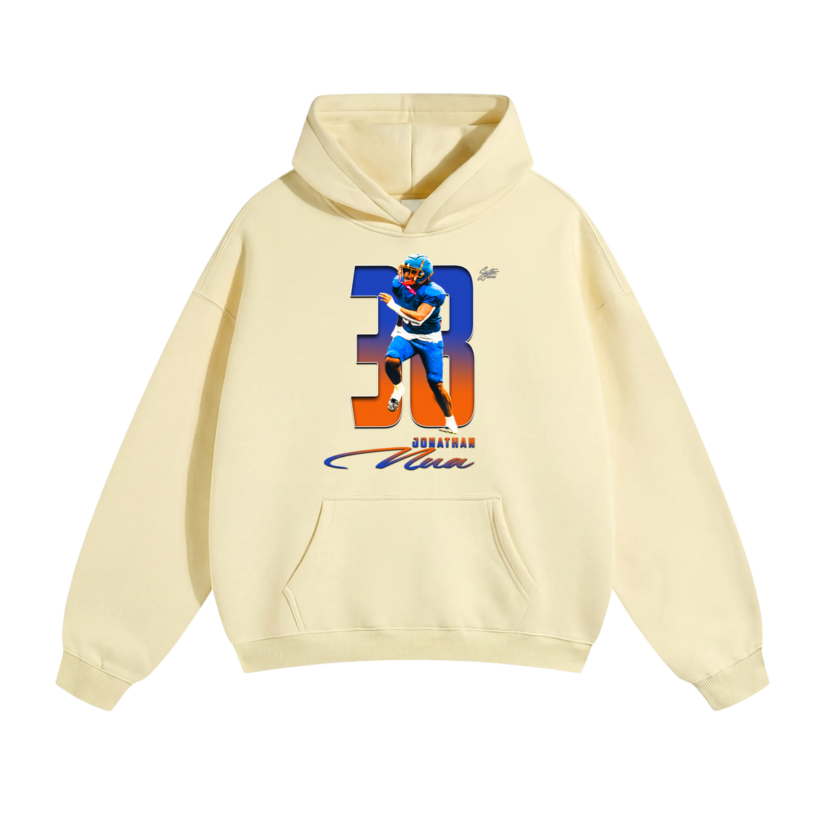 Jonathan Nua Oversize Fleeced Hoodie