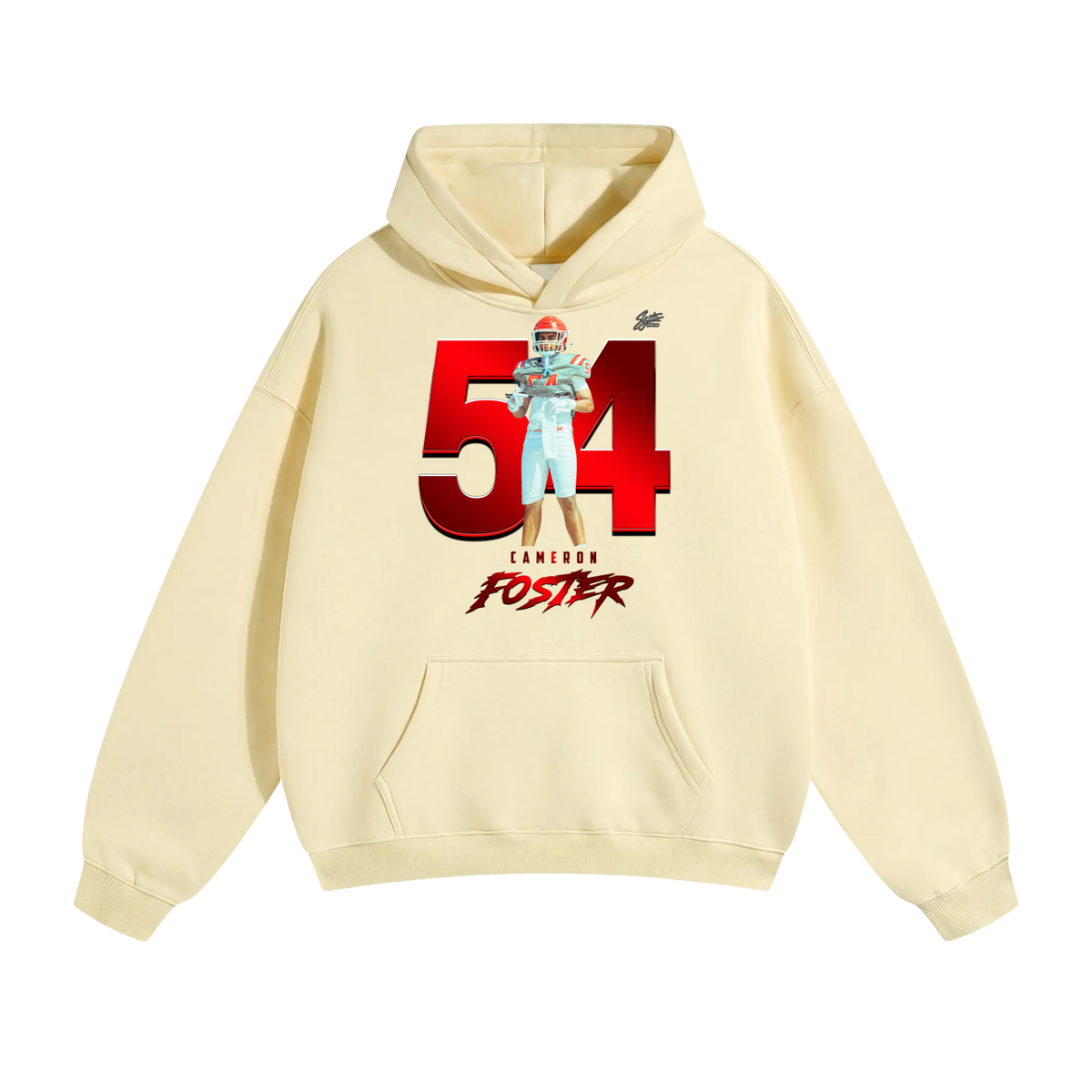 Cameron Foster Oversize Fleeced Hoodie