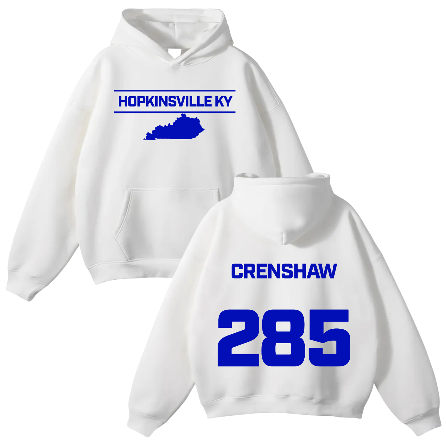 Treshawn Crenshaw Oversize Fleeced Hoodie