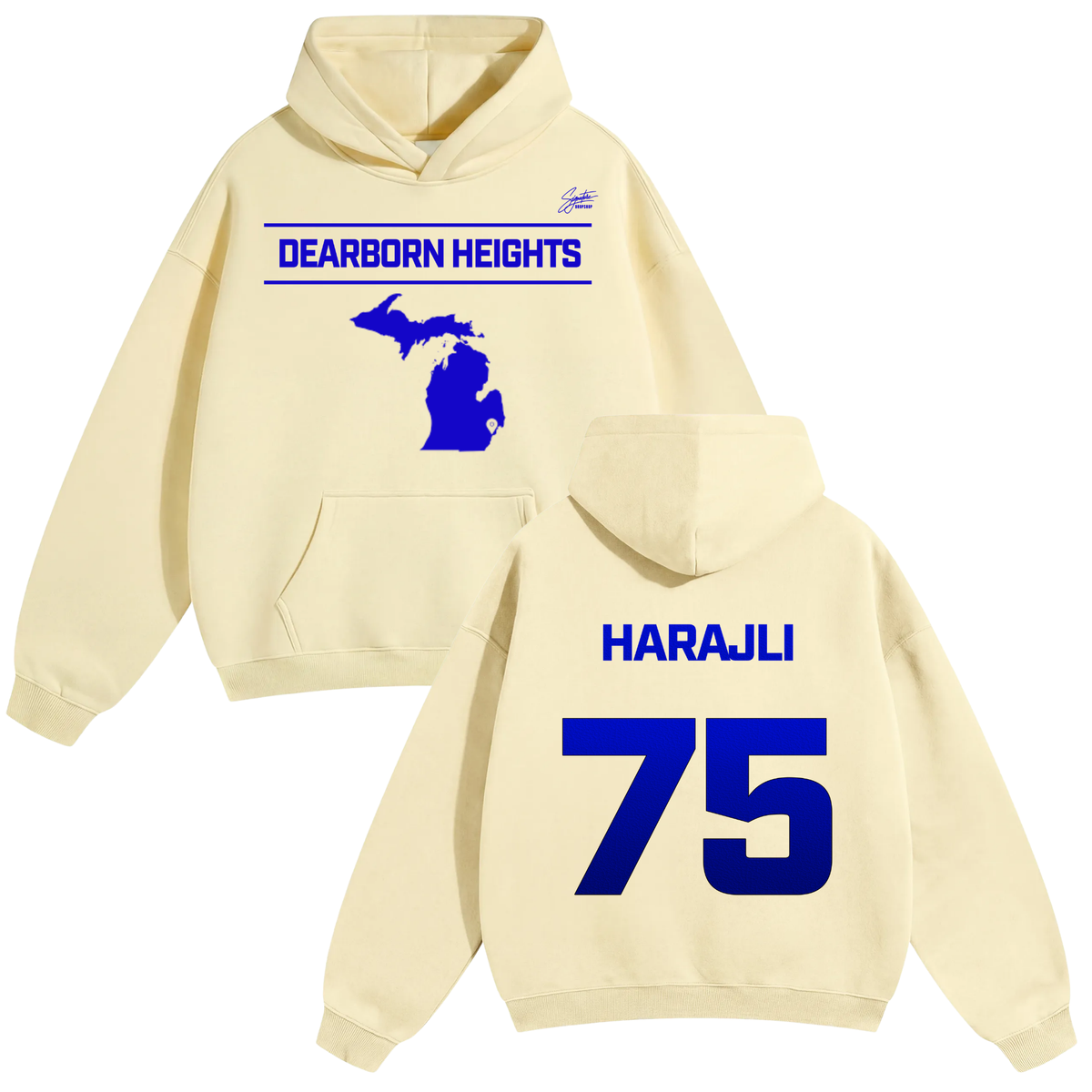 Noah Harajli Oversize Fleeced Hoodie