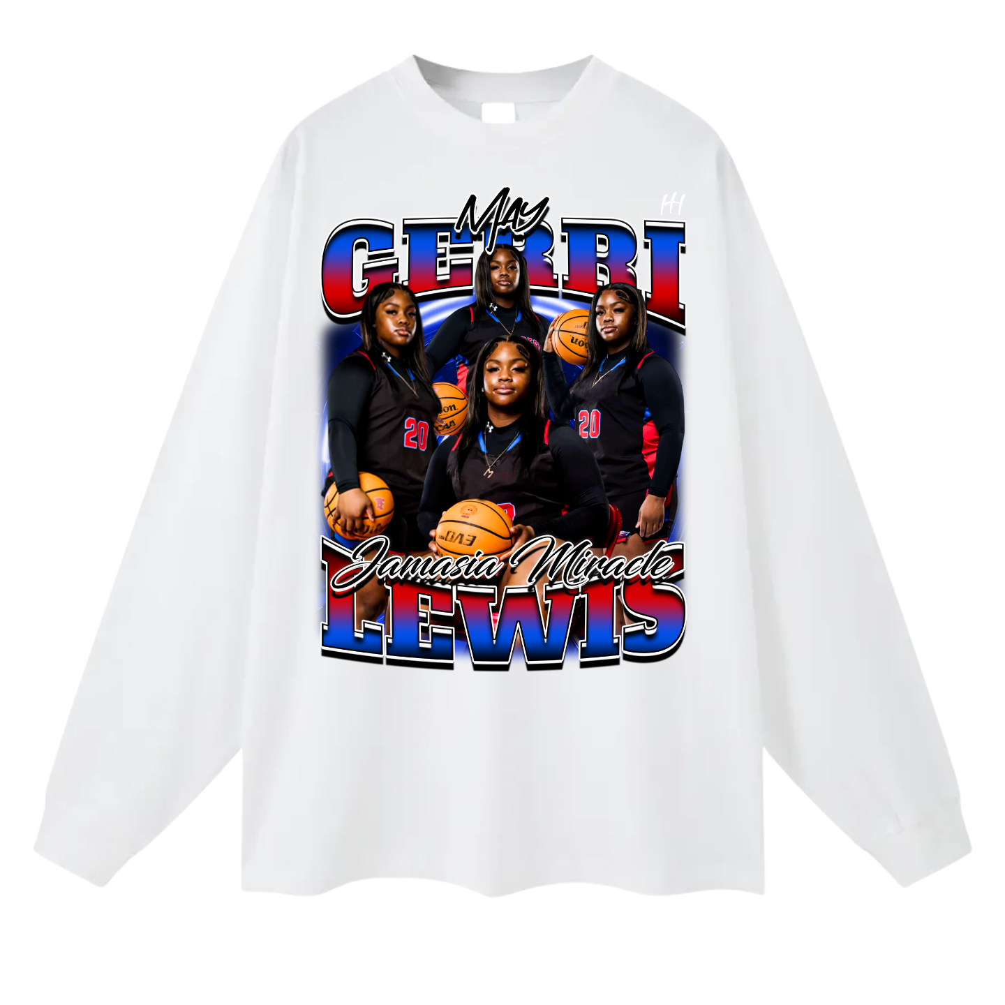 Gerri Jamasia Miracle Lewis Long Sleeve Tee