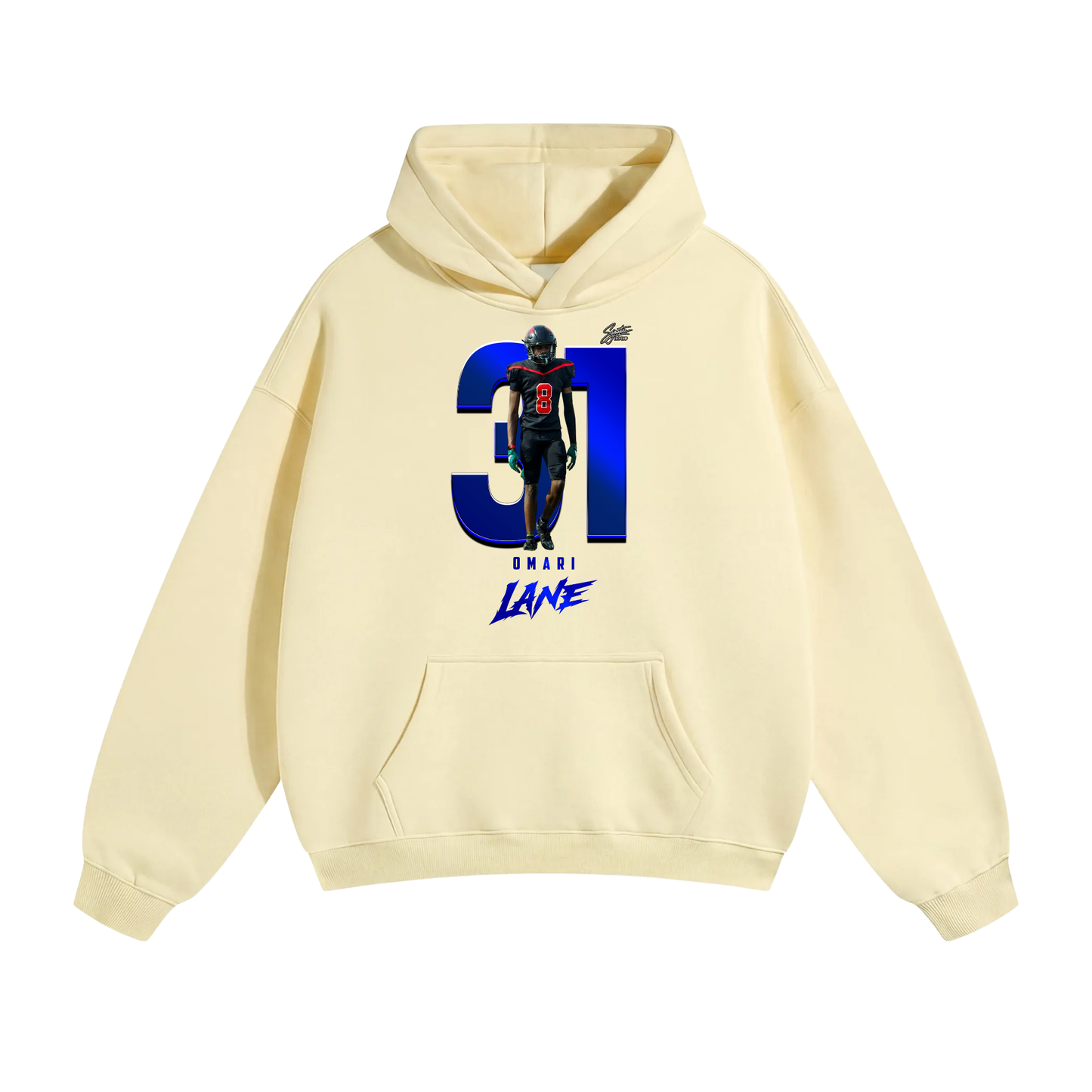 Omari Lane Oversize Fleeced Hoodie