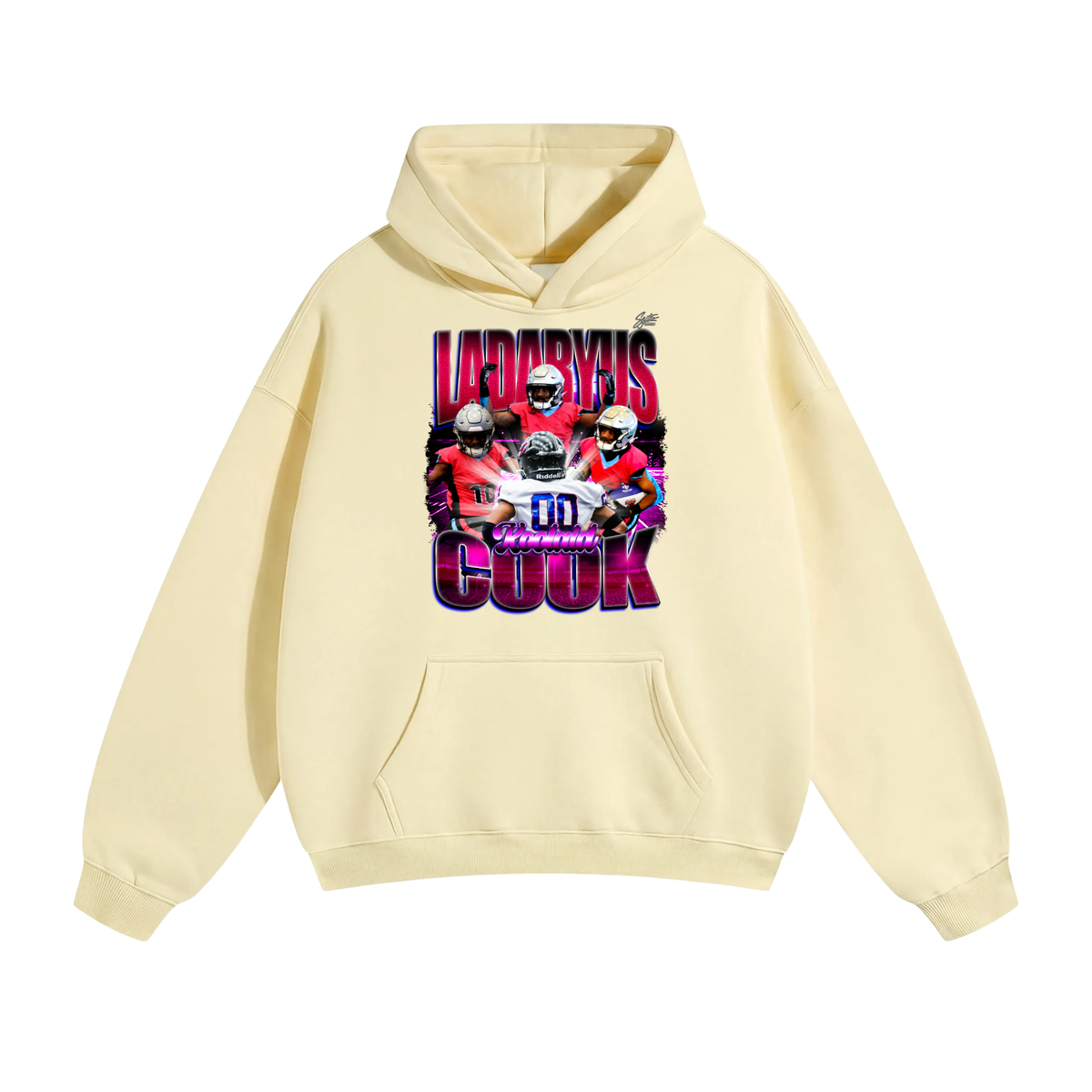 LaDaryus Cook Oversize Fleeced Hoodie