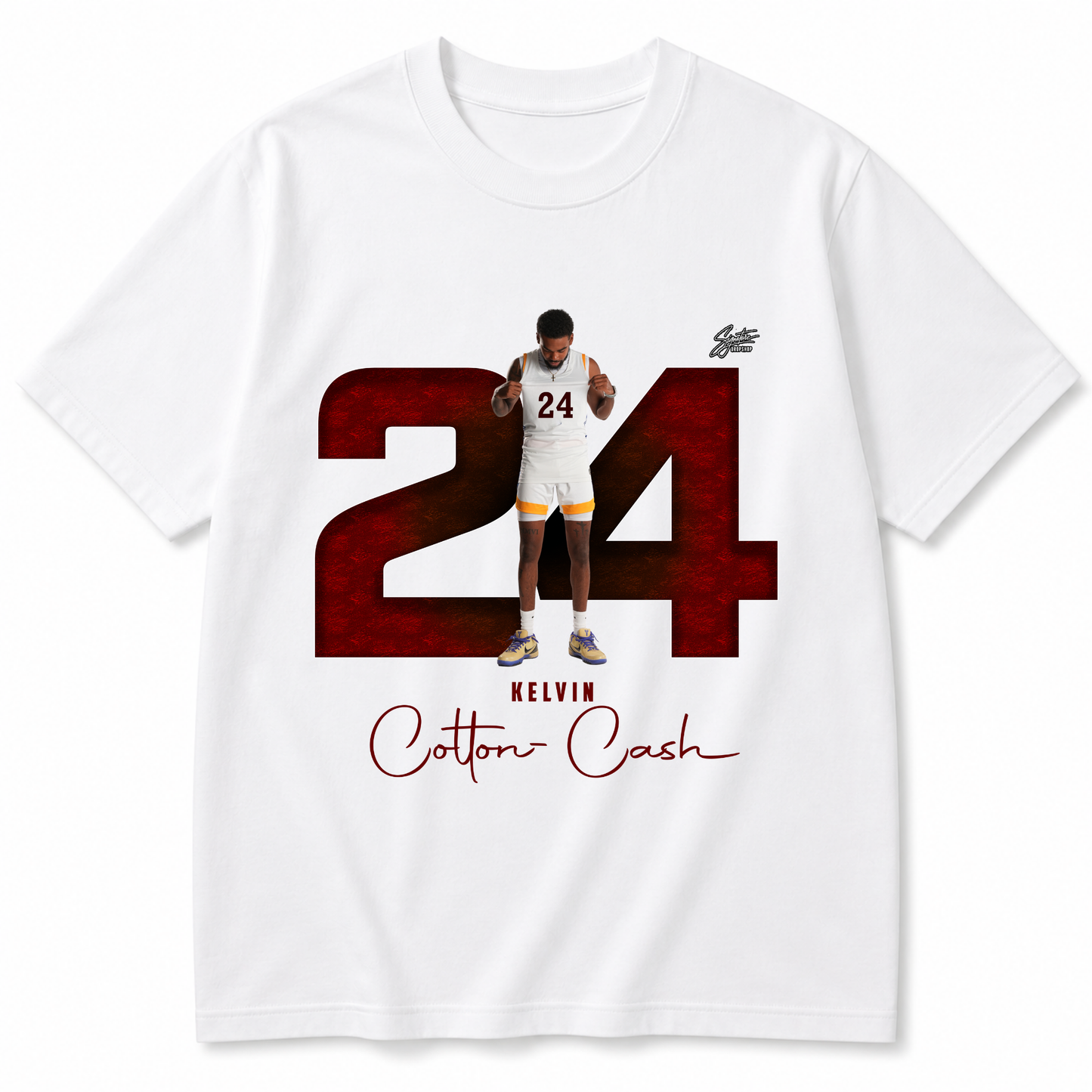 Kelvin Cotton-Cash T-shirt