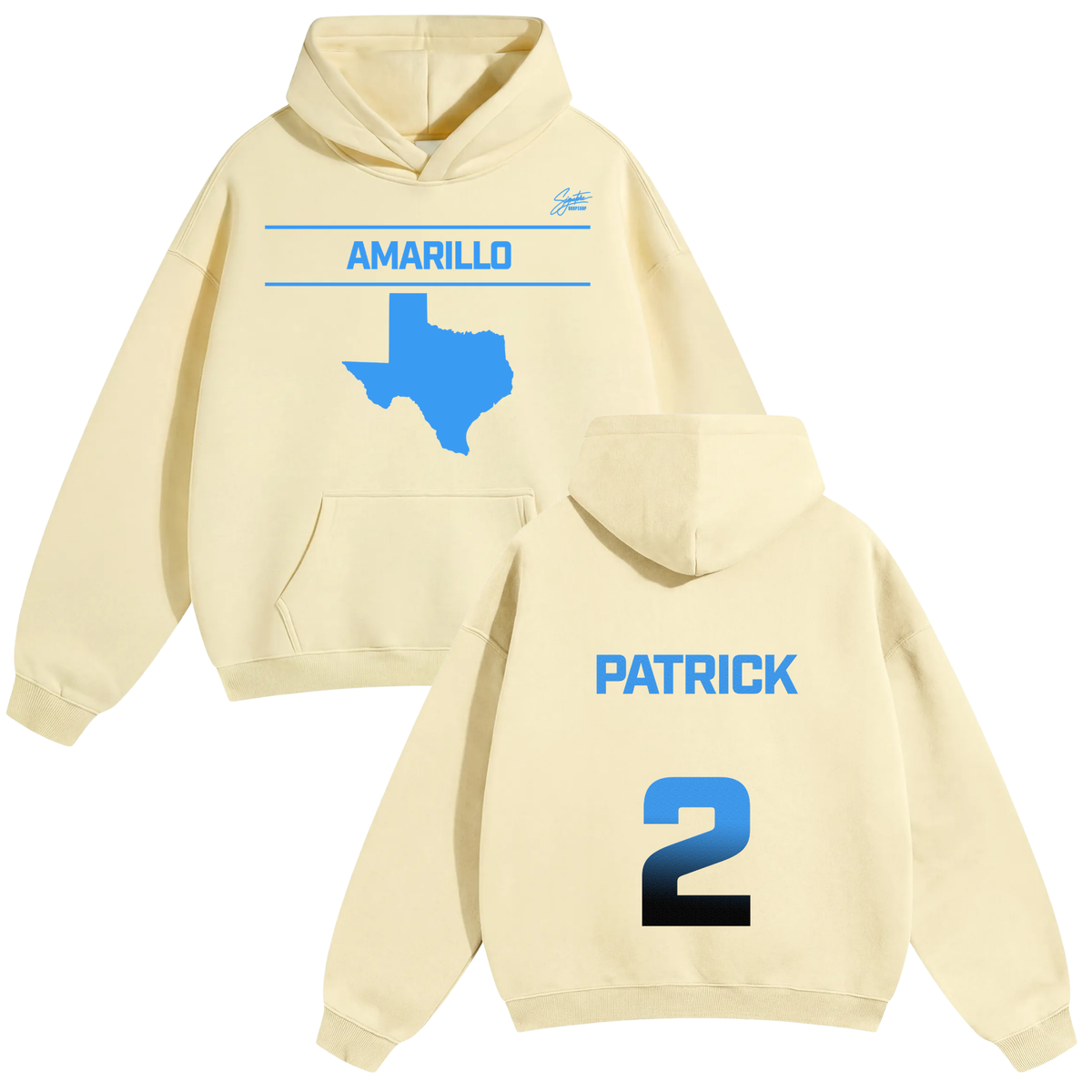 Patrick Perea Oversize Fleeced Hoodie