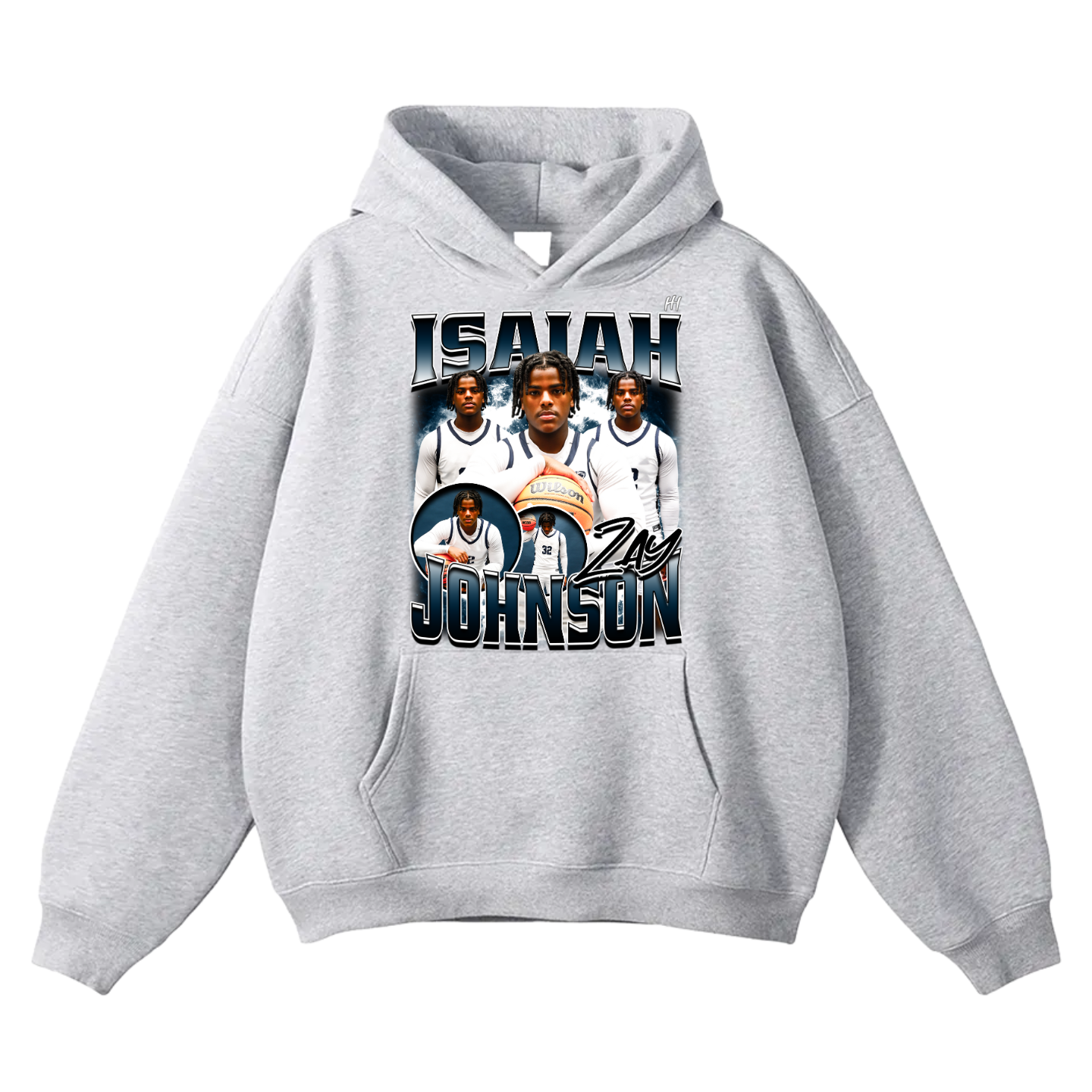 Isaiah Johnson Oversize Fleeced Hoodie