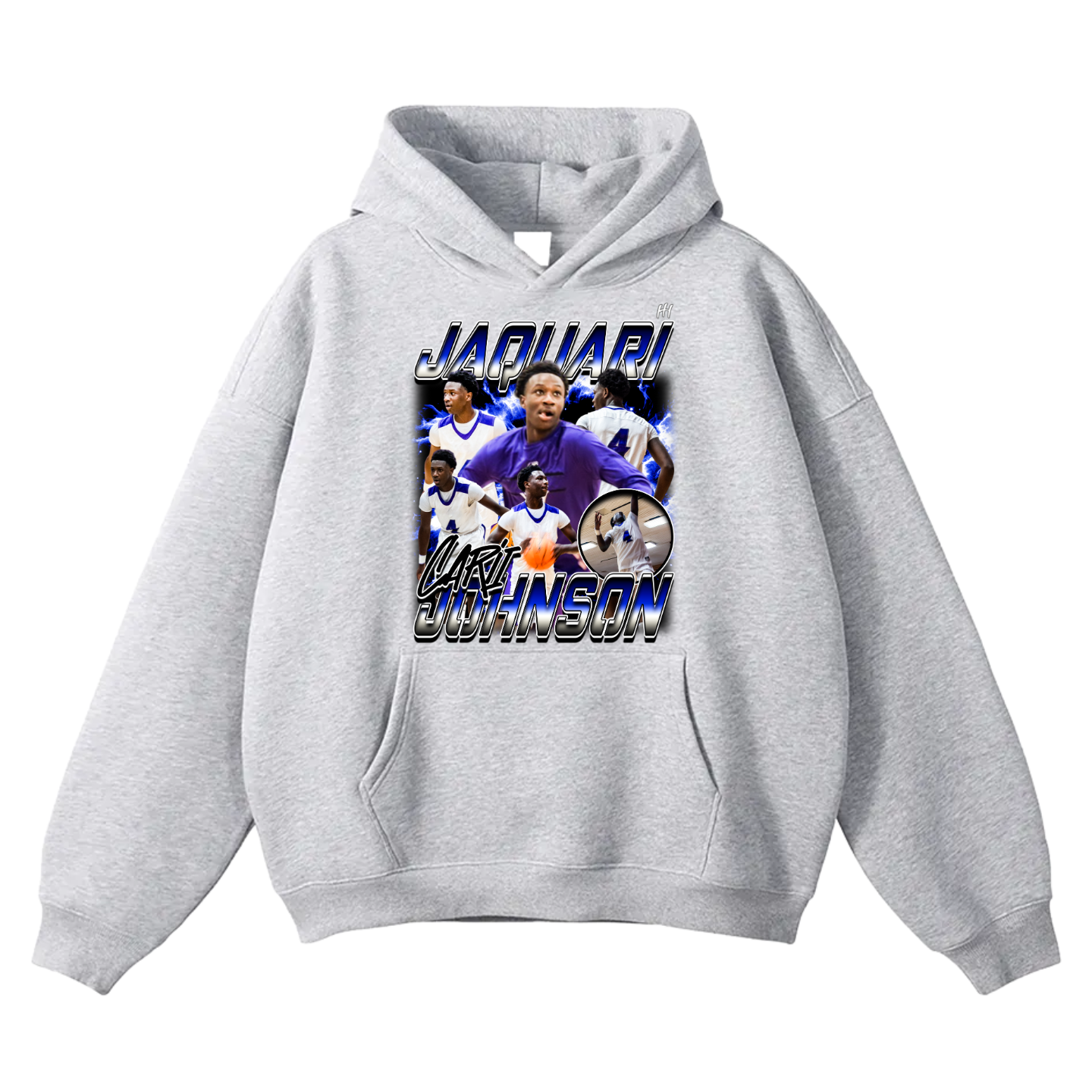 Jaquari Johnson Oversize Fleeced Hoodie