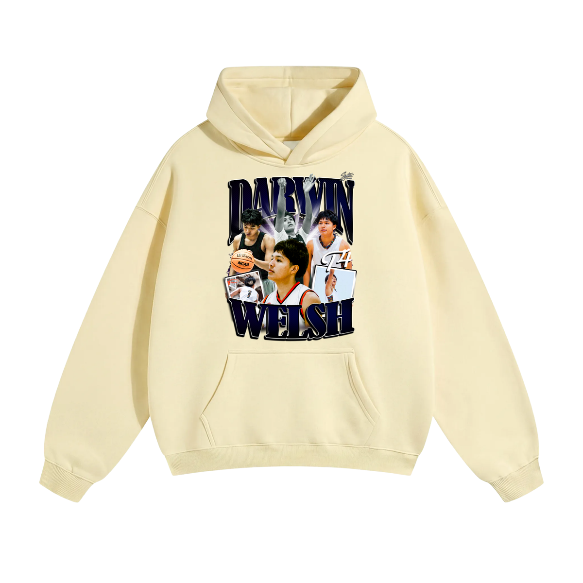 Darwin Welsh Oversize Fleeced Hoodie