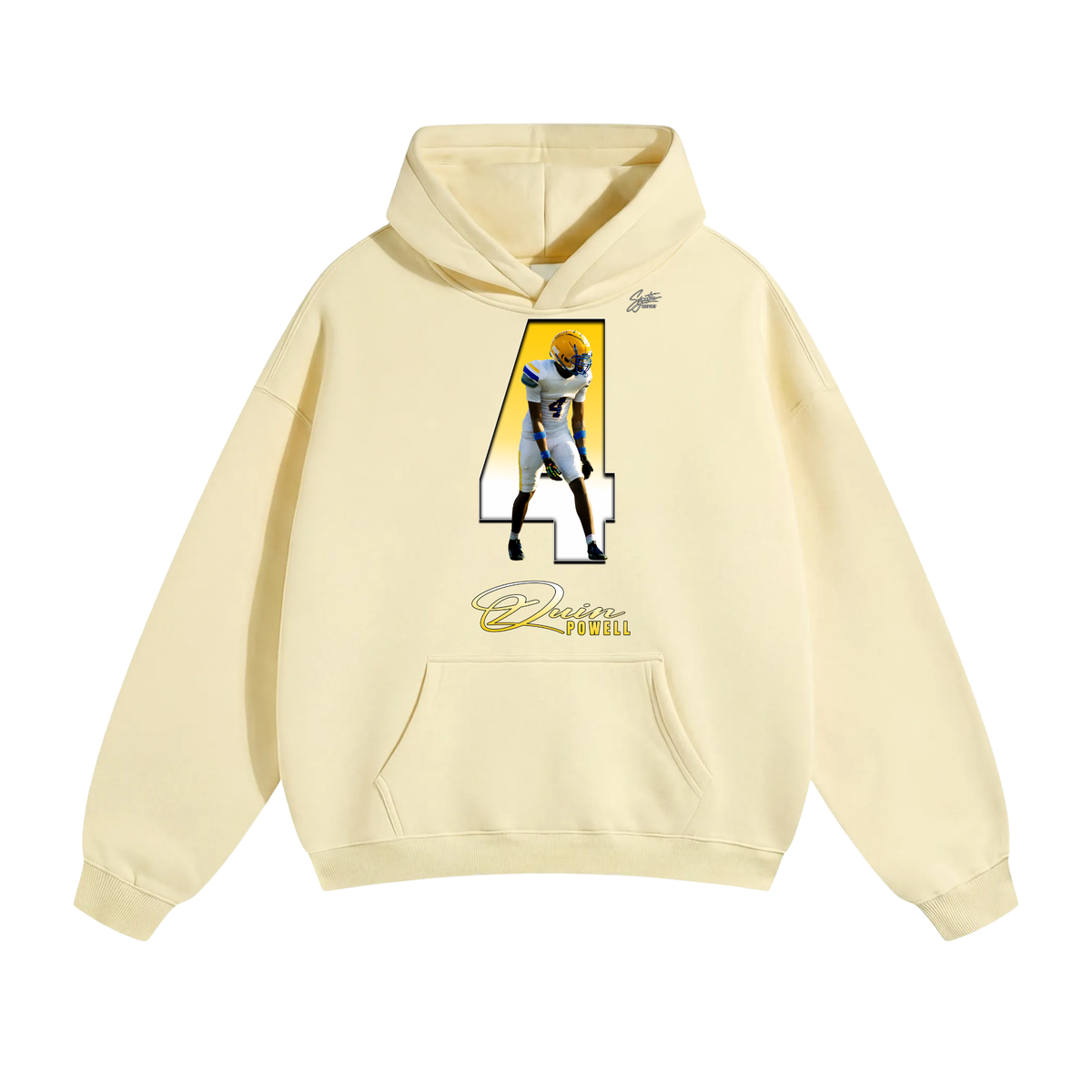 Quin Powell Oversize Fleeced Hoodie