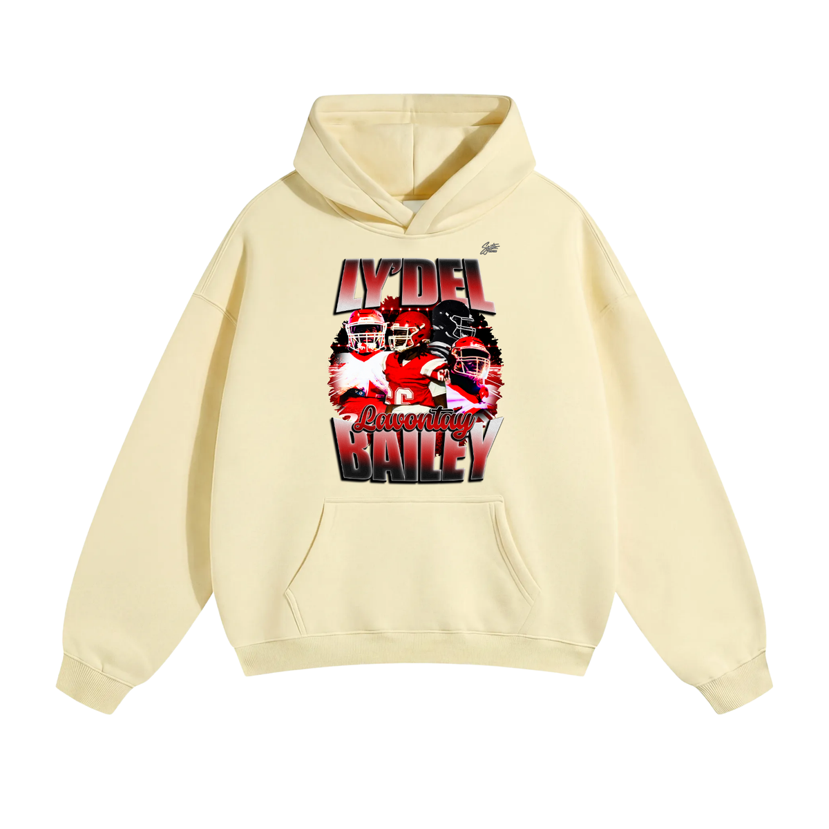 Ly’Del Bailey Oversize Fleeced Hoodie