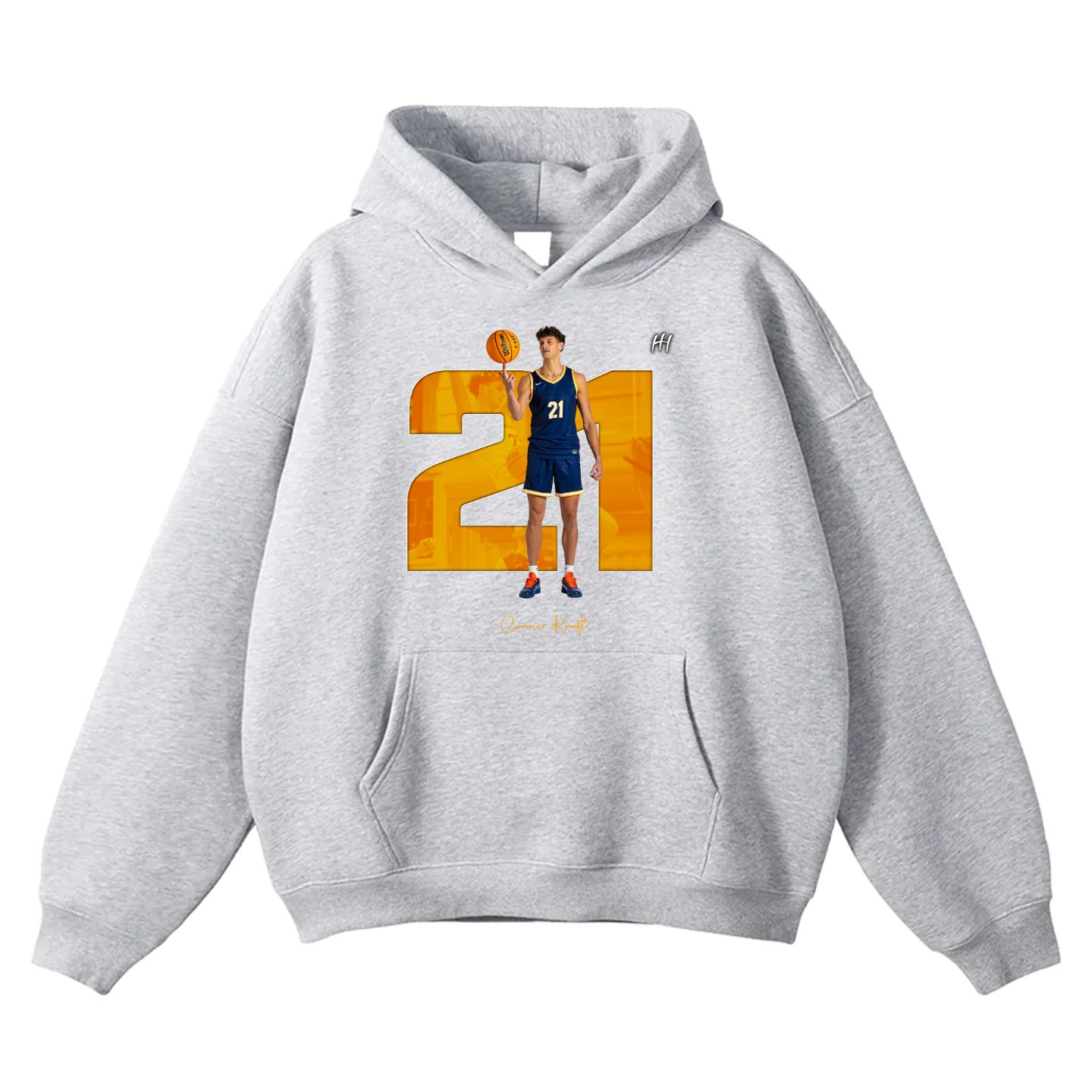 Conner Kraft Oversize Fleeced Hoodie