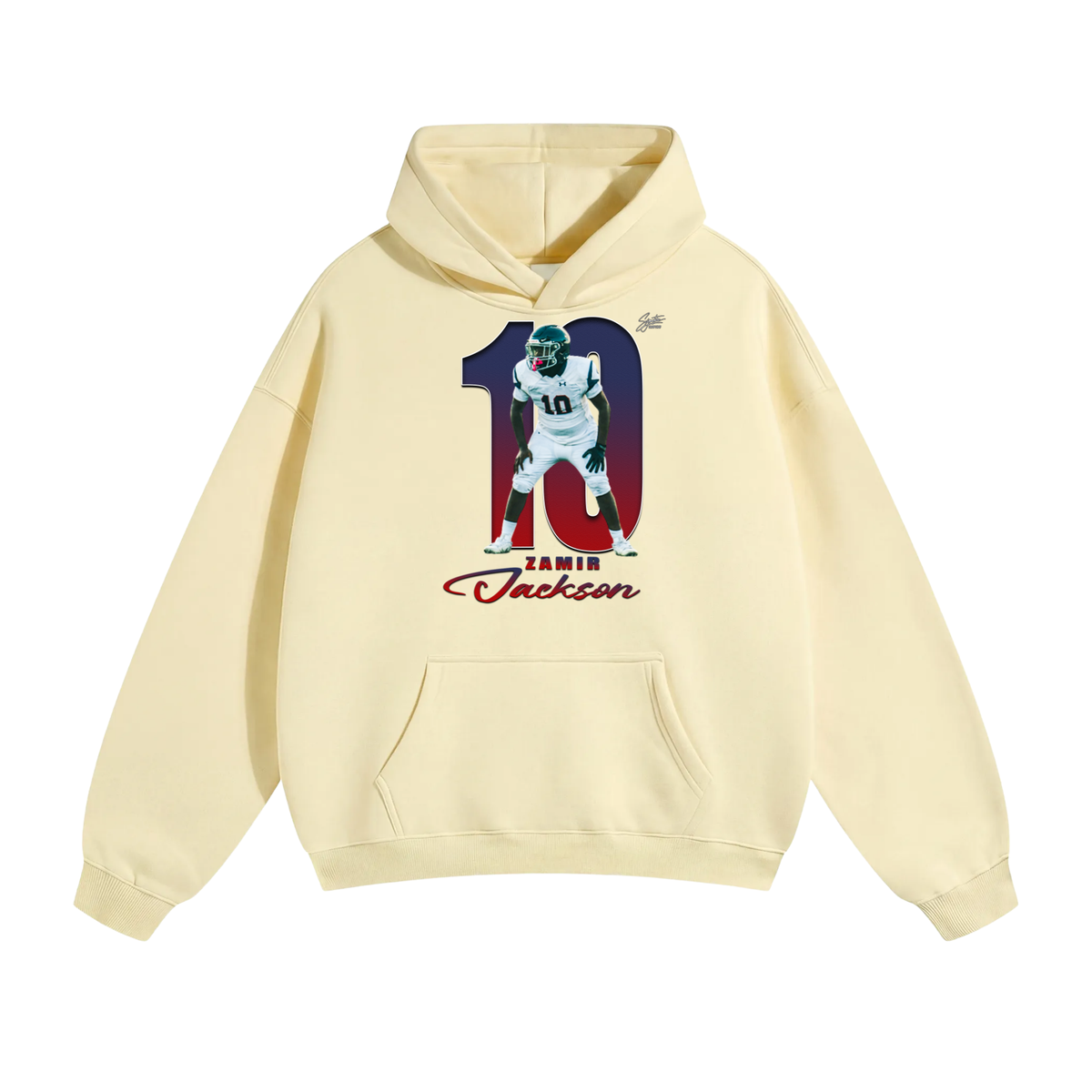 Zamir Jackson Oversize Fleeced Hoodie