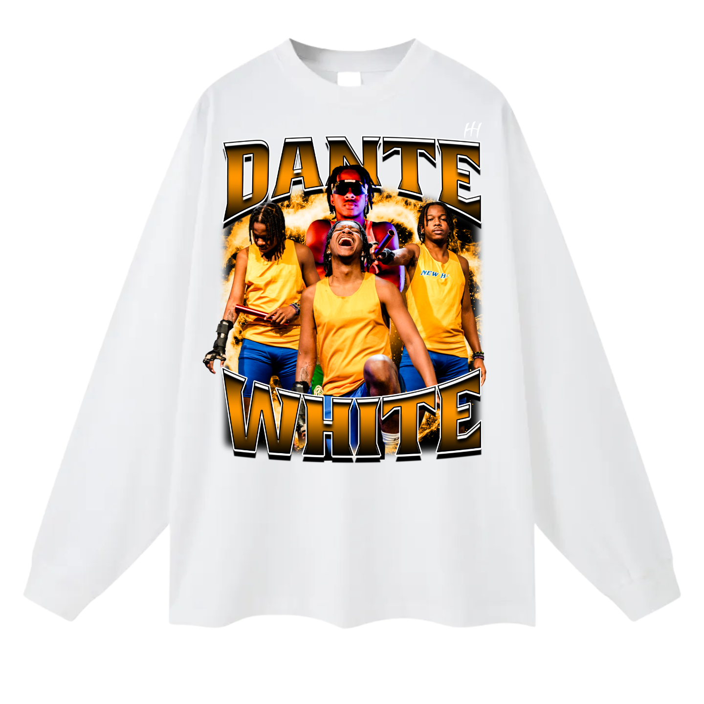 Dante White Long Sleeve Tee