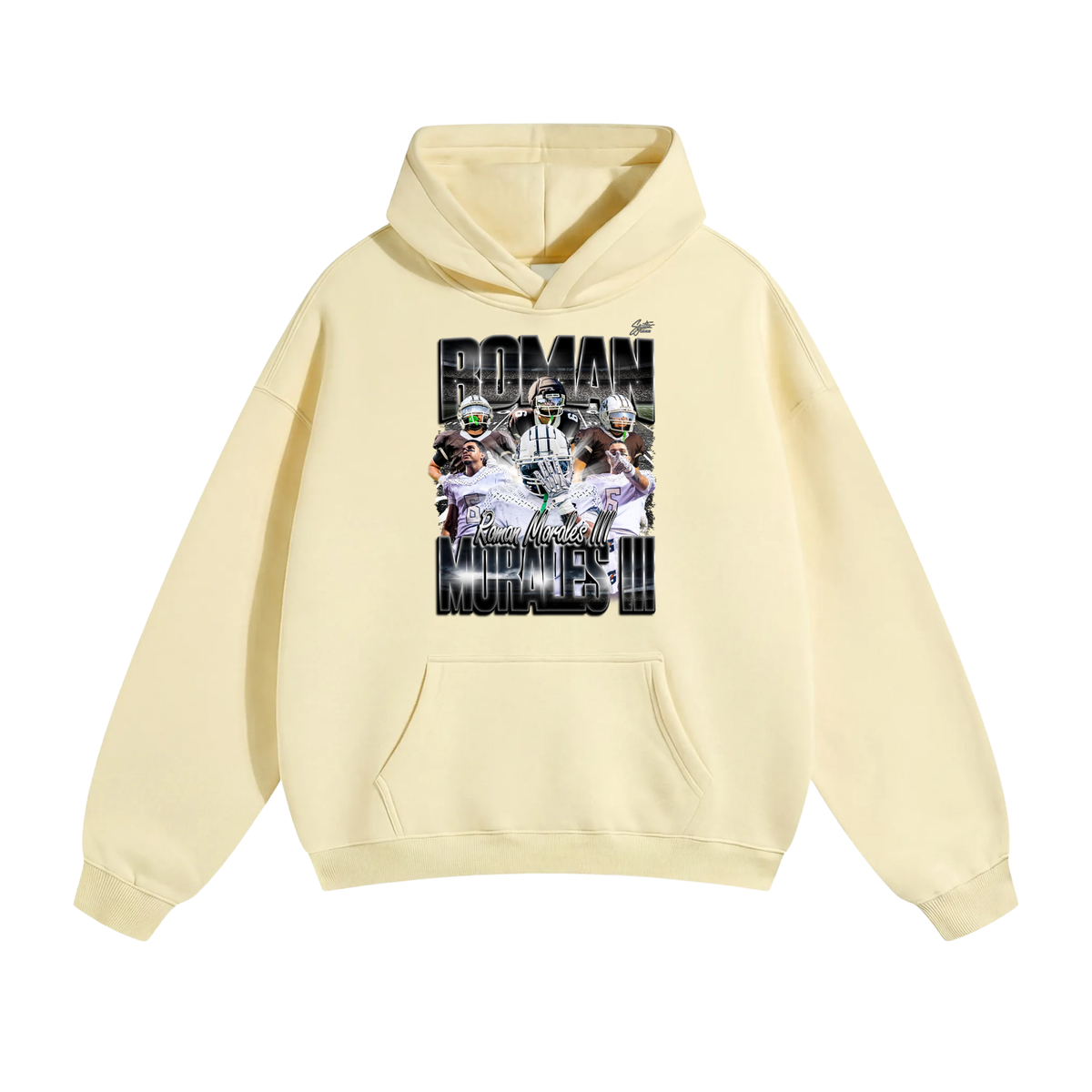 Roman Morales lll Oversize Fleeced Hoodie