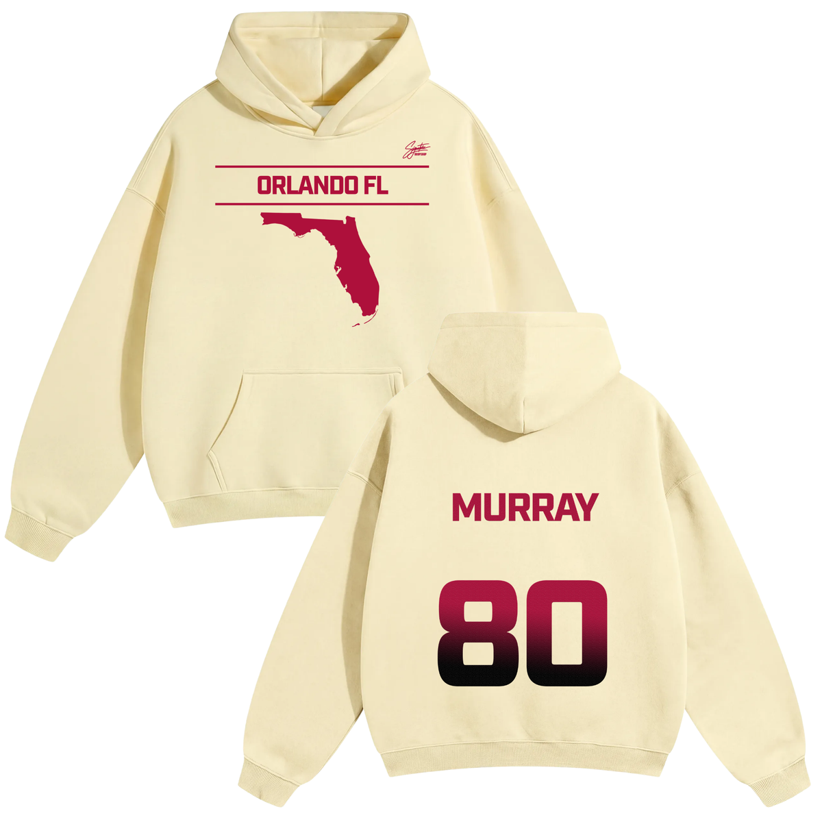 Nyqwan Murray Oversize Fleeced Hoodie