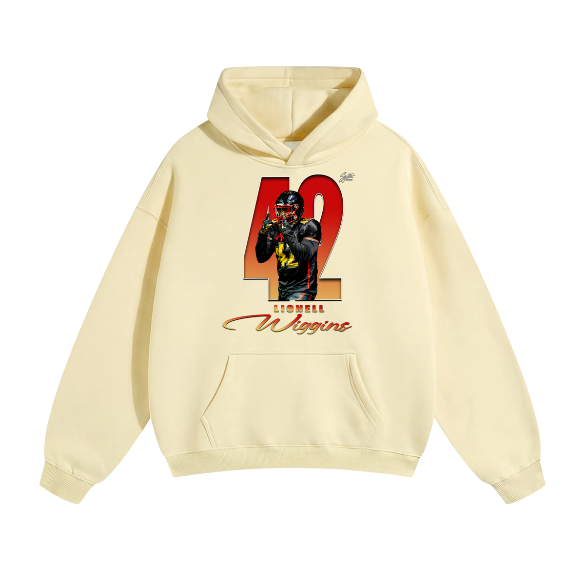 Lionell Wiggins Oversize Fleeced Hoodie