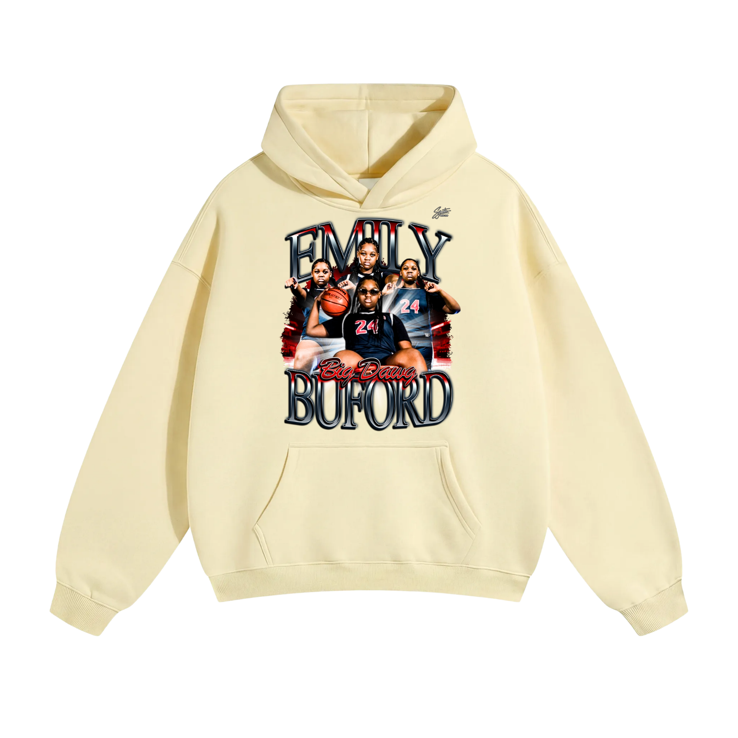 Emily Buford Oversize Fleeced Hoodie