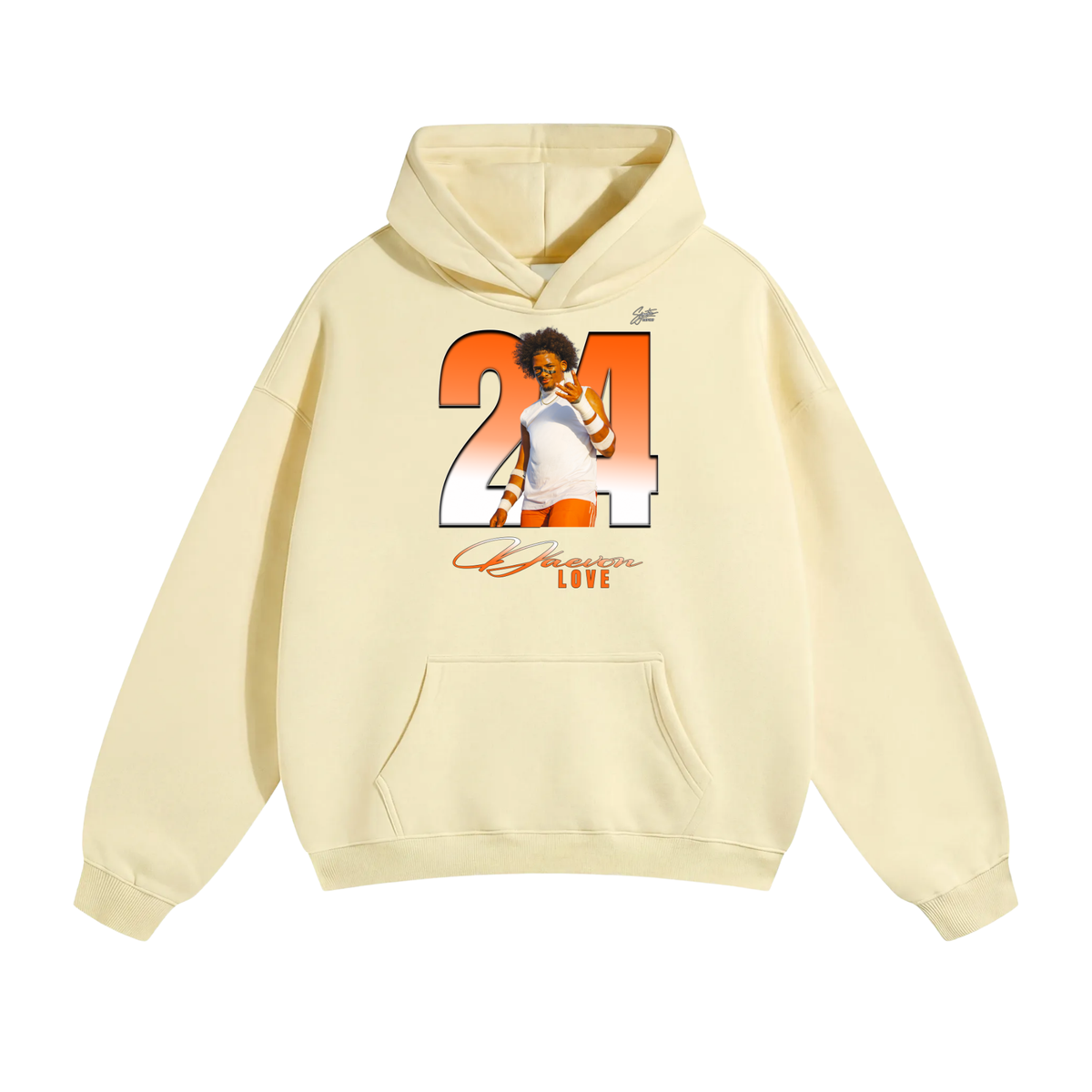 Daevon love Oversize Fleeced Hoodie