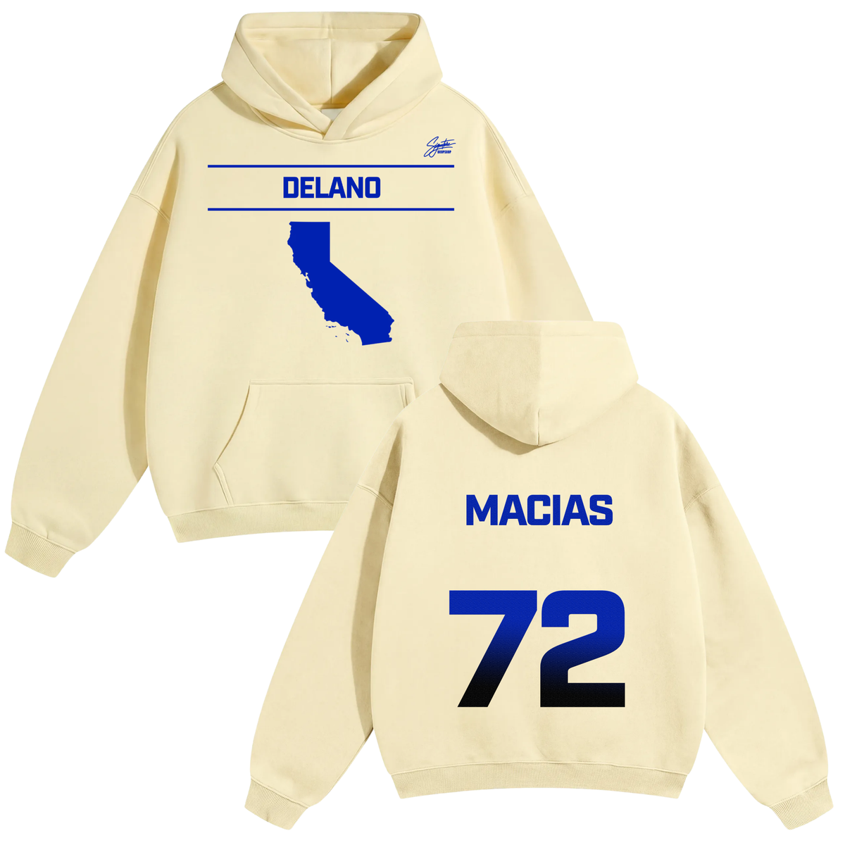 Jeshua Macias Oversize Fleeced Hoodie