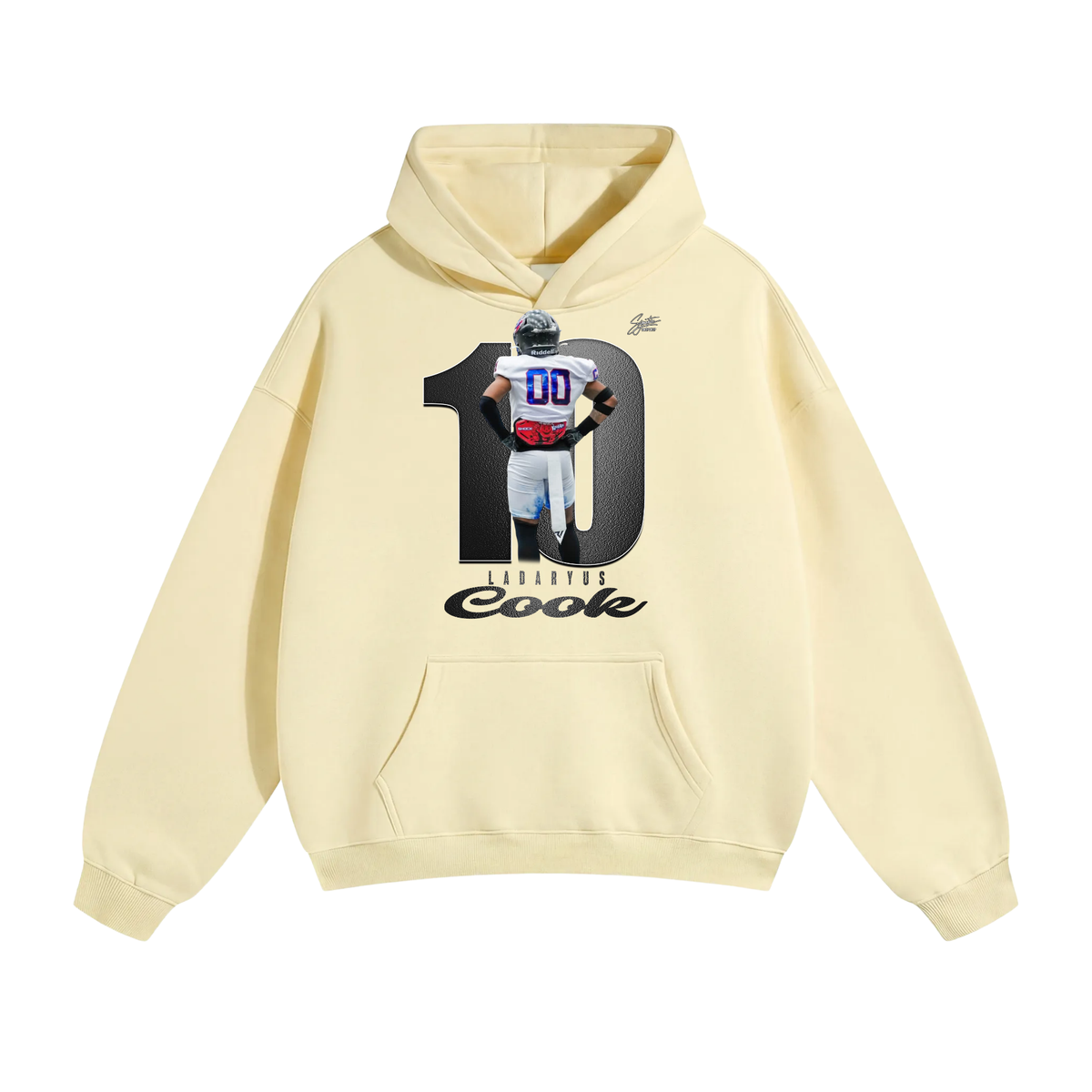 LaDaryus Cook Oversize Fleeced Hoodie
