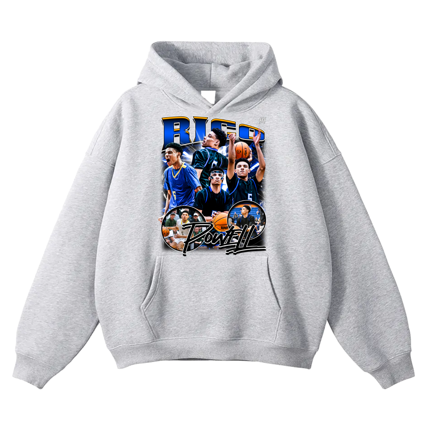Rico Powell Oversize Fleeced Hoodie